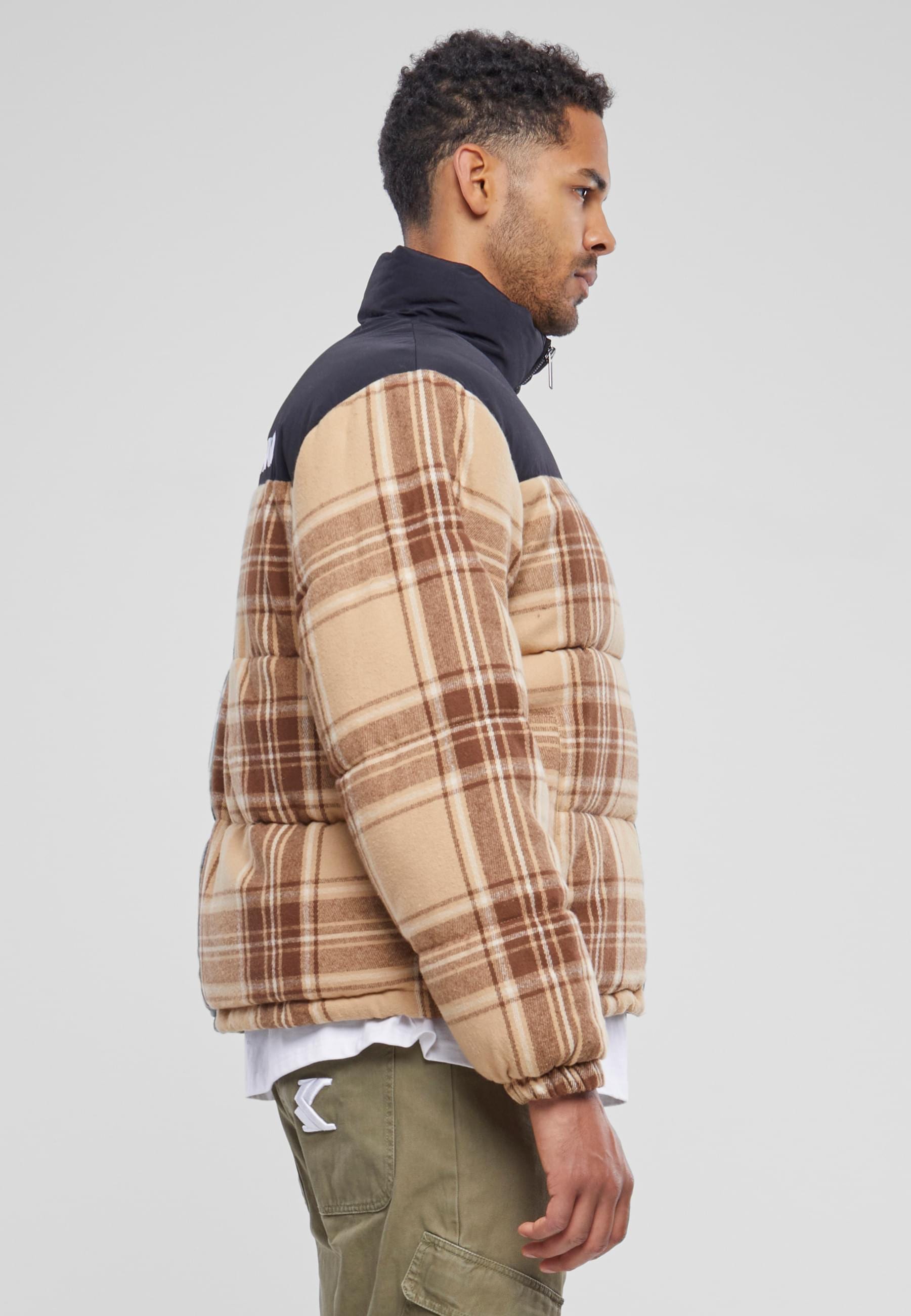 Karl Kani Winterjacke »Karl Kani Unisex KU233-007-1 KK OG Flannel Block Puffer Jacket«, (1 St.), ohne Kapuze