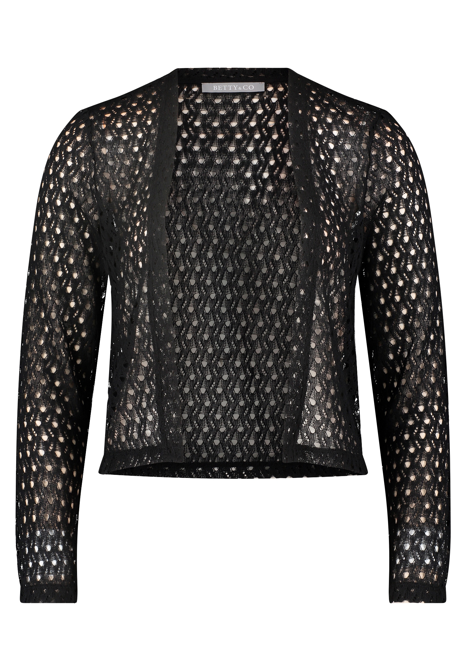 Betty&Co Sweatjacke »Betty & Co Damen Sweatjacke ohne Verschluss«, Struktur