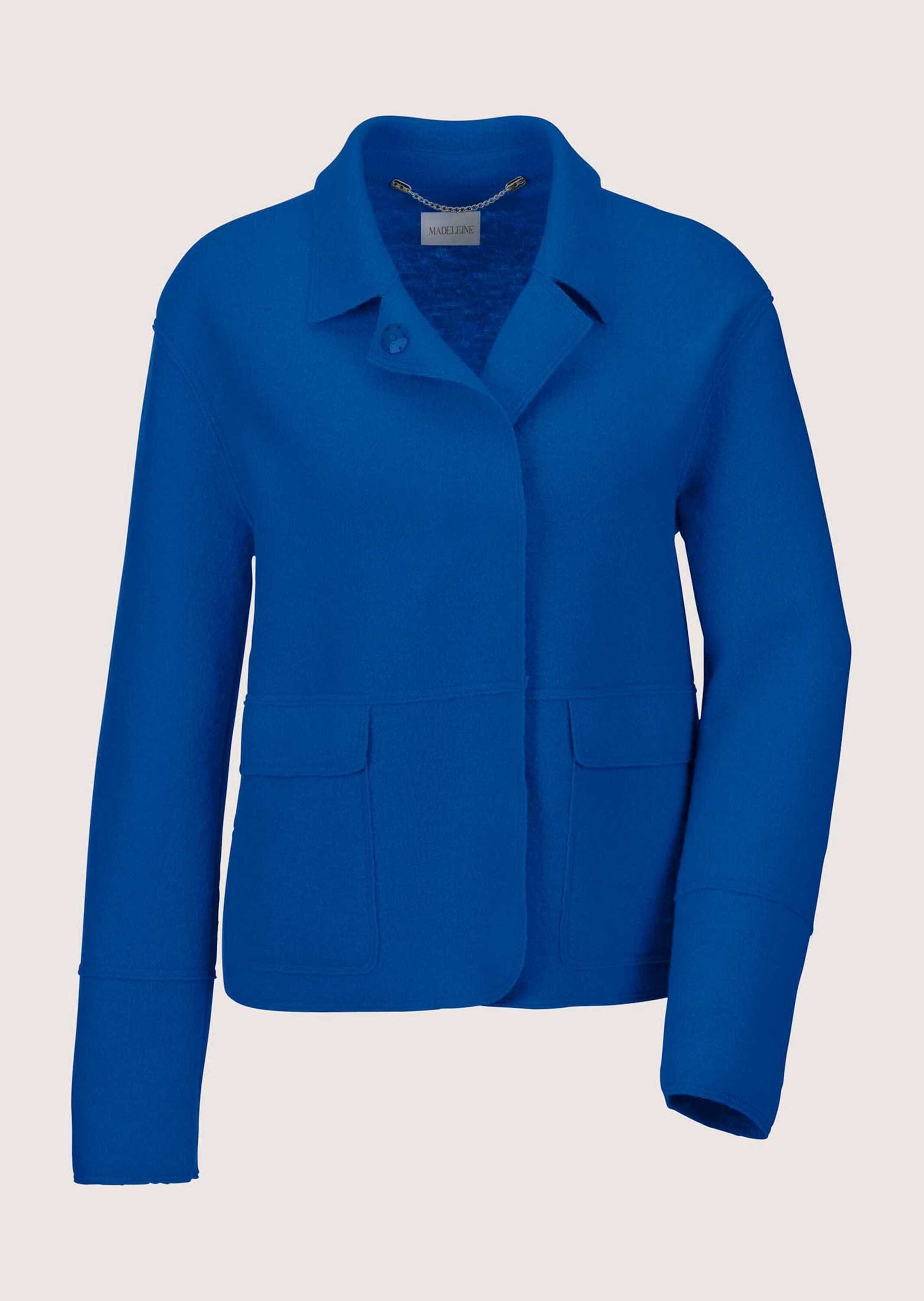 MADELEINE Kurzblazer "Kurzblazer Wollblazer mit Klappkragen und Pattentasch günstig online kaufen
