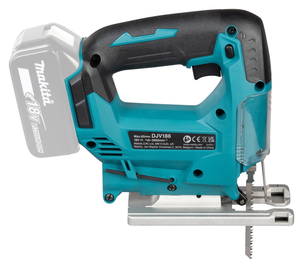 Makita Akku-Pendelhubstichsäge »»DJV186Z« mit 3-facher Pendelhubeinstellung, ohne Akku und Ladegerät« 0-2.900 min⁻¹, 65 mm