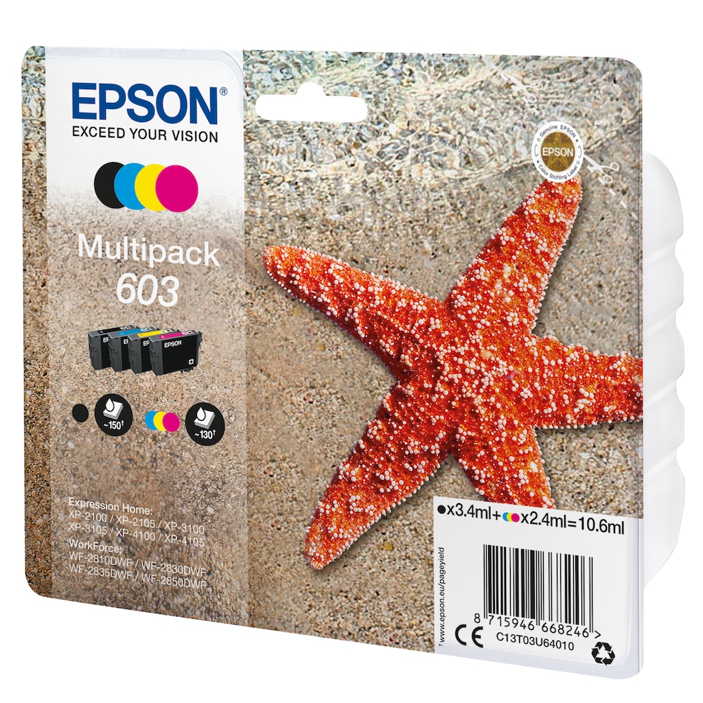 Epson Tintenpatrone »Epson Multipack 4-colours 603 Ink«