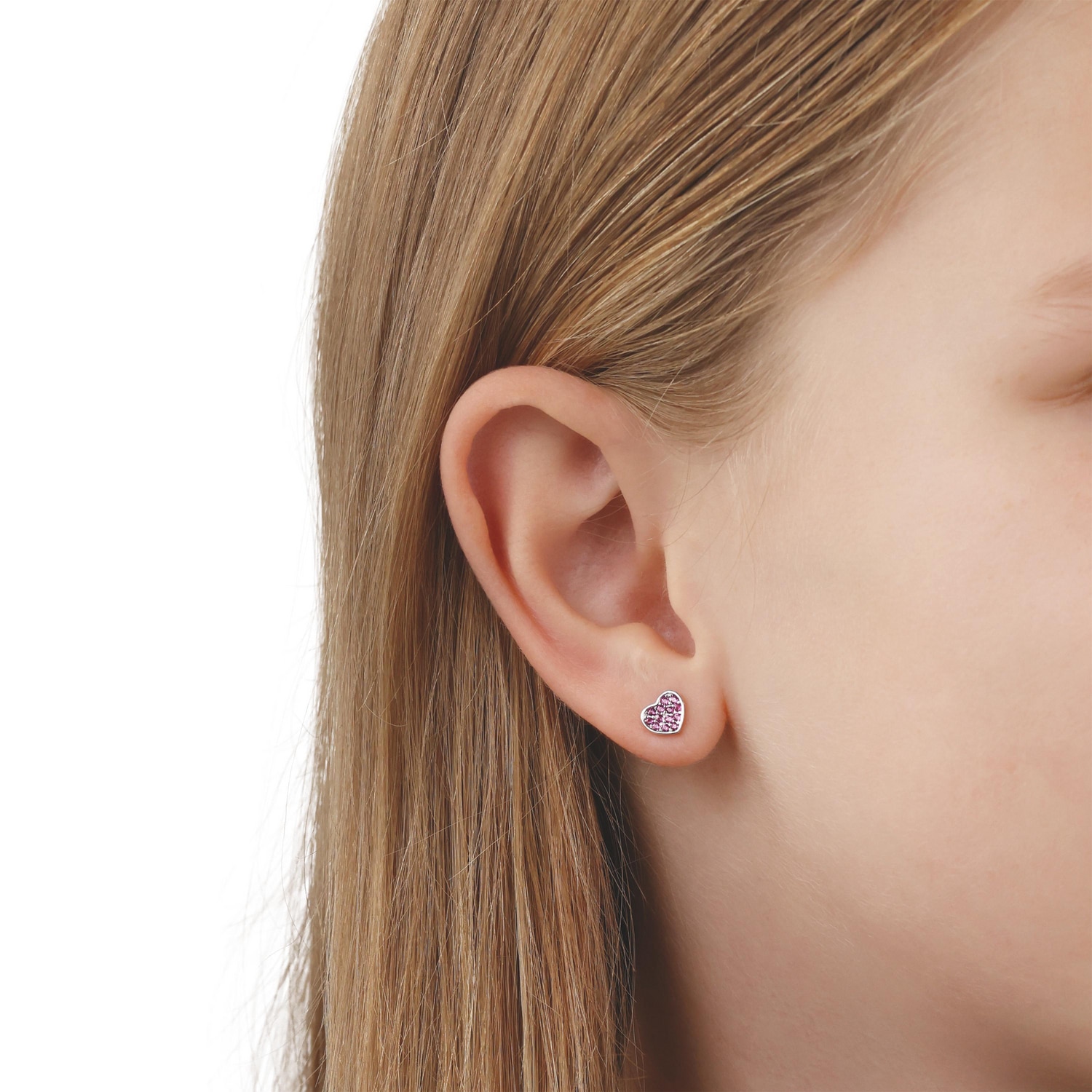 TOM TAILOR Paar Ohrstecker »Schmuck Geschenk Silber 925 Herz« mit Zirkonia (synth.)