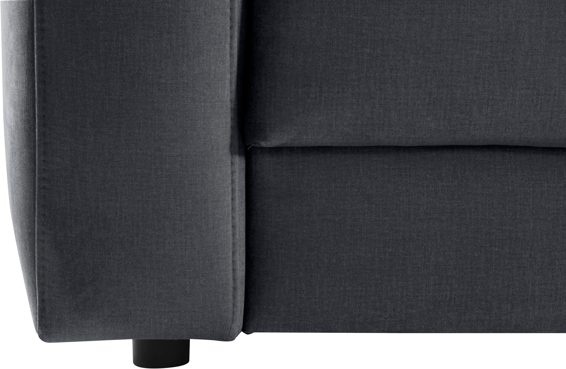 Places of Style Ecksofa »Bloomfield, L-Form«, extra tiefe Sitzfläche, wahlweise mit Sitztiefenverstellung