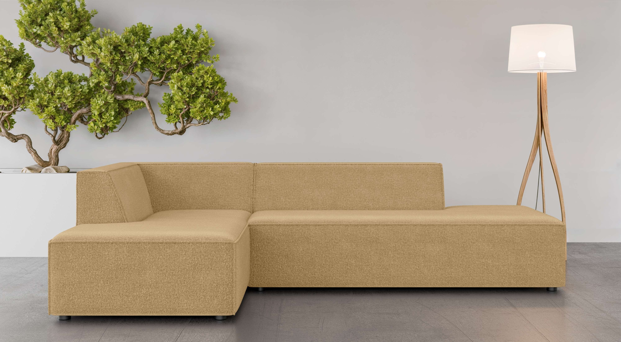 OTTO home Ecksofa "Ecksofa Cavan mit Ottomane links oder rechts bestellbar" günstig online kaufen