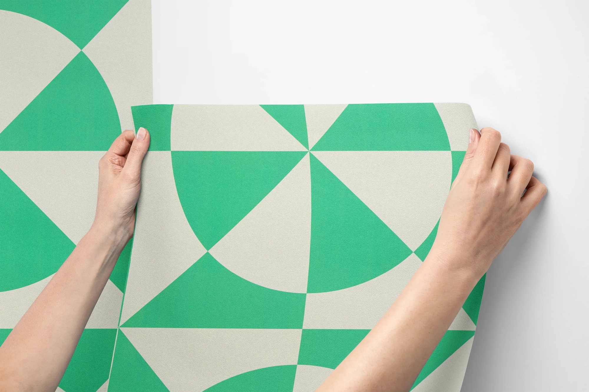 living walls Vliestapete »LIMITED – Pastell Geometrie« geometrisch | minimalistisch leicht strukturiert Kreise und Segmente in sanfter minimalistischer Pastelloptik