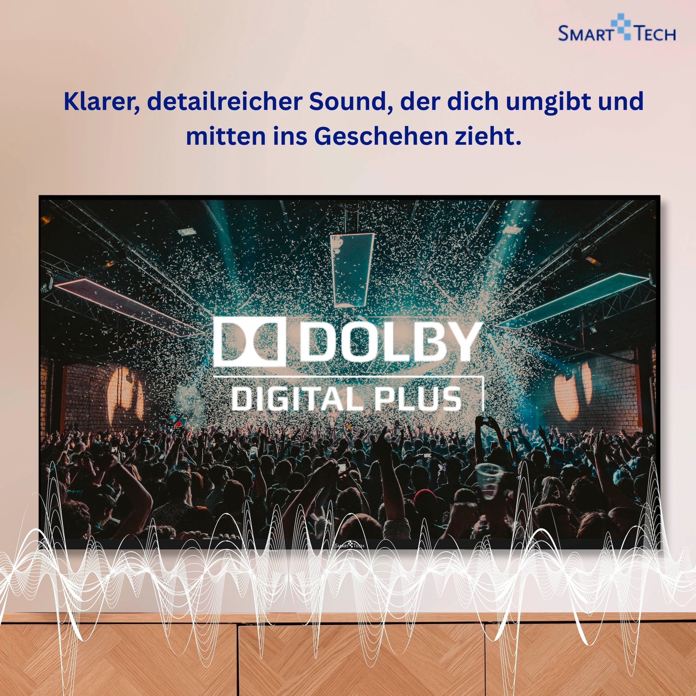 Smart Tech QLED-Fernseher »65QG06K« 164 cm/65 ″