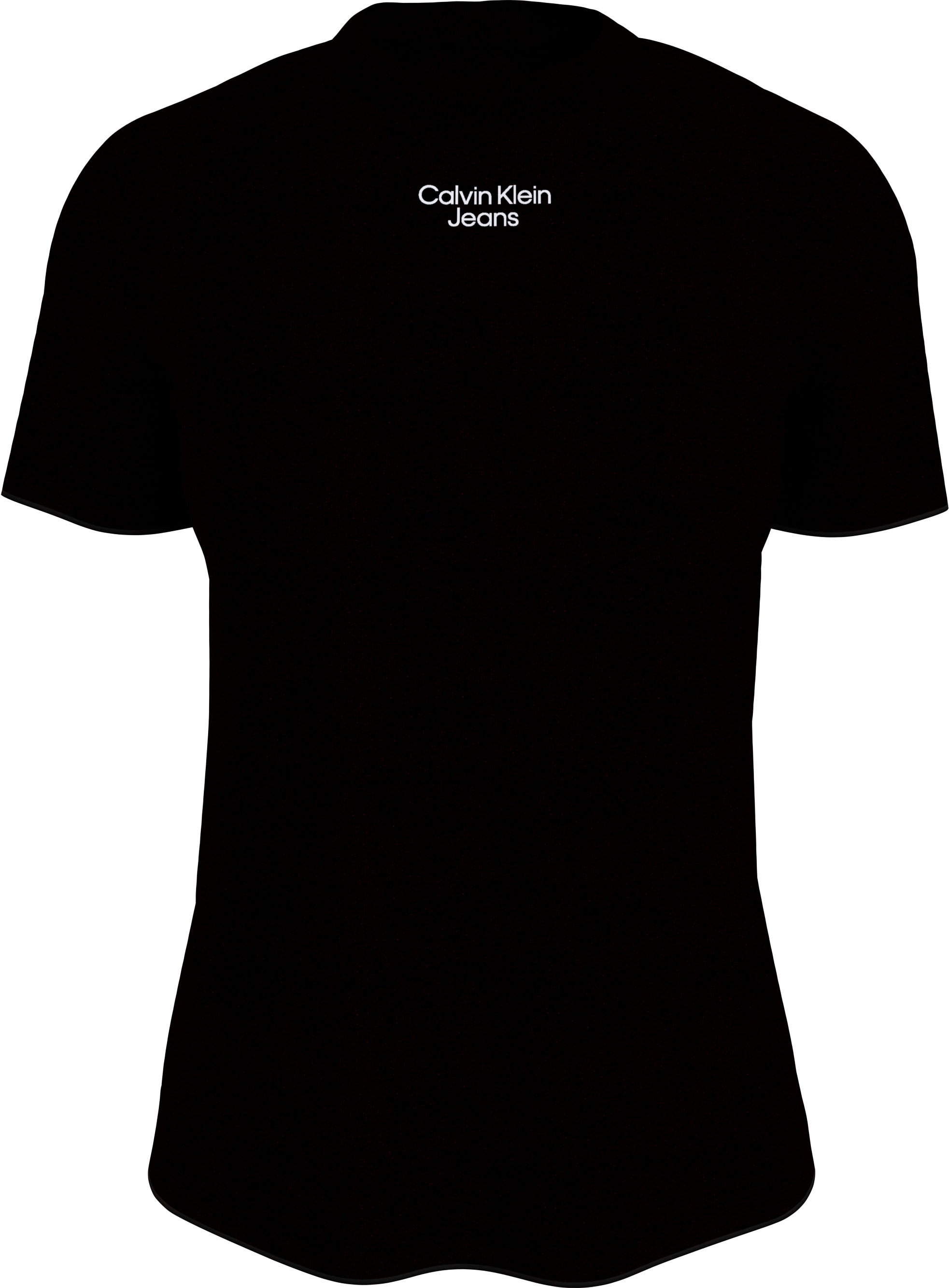 Friday Klein »STACKED Black Calvin BAUR Logodruck STRAIGHT Jeans Klein dezentem mit LOGO | TEE«, Calvin MODERN Jeans T-Shirt