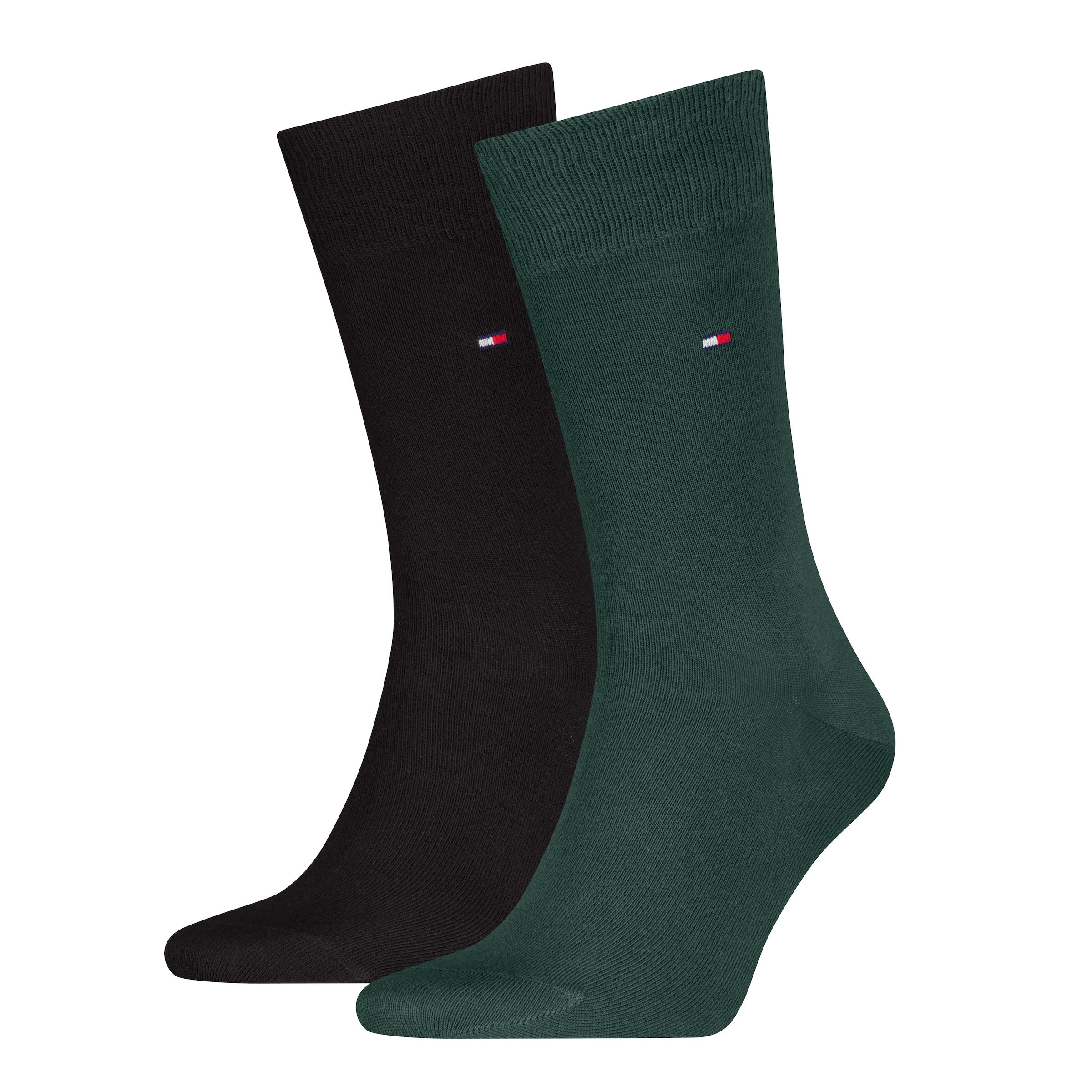 Tommy Hilfiger 1100000002199 "TH MEN SOCK CLASSIC 2P" 2 Paar, Mit eingestricktem Flag-Logo