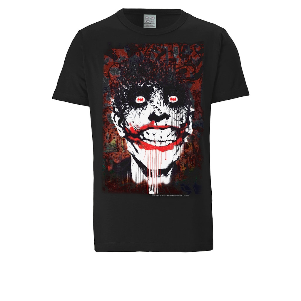 LOGOSHIRT T-Shirt »Batman - Joker Bats Graffiti«