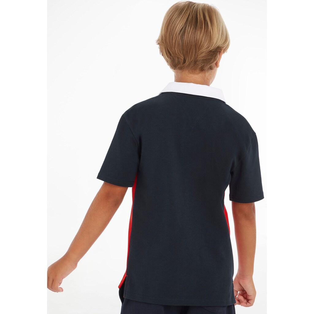 Tommy Hilfiger Poloshirt »COLORBLOCK POLO S/S«, mit Schriftzug