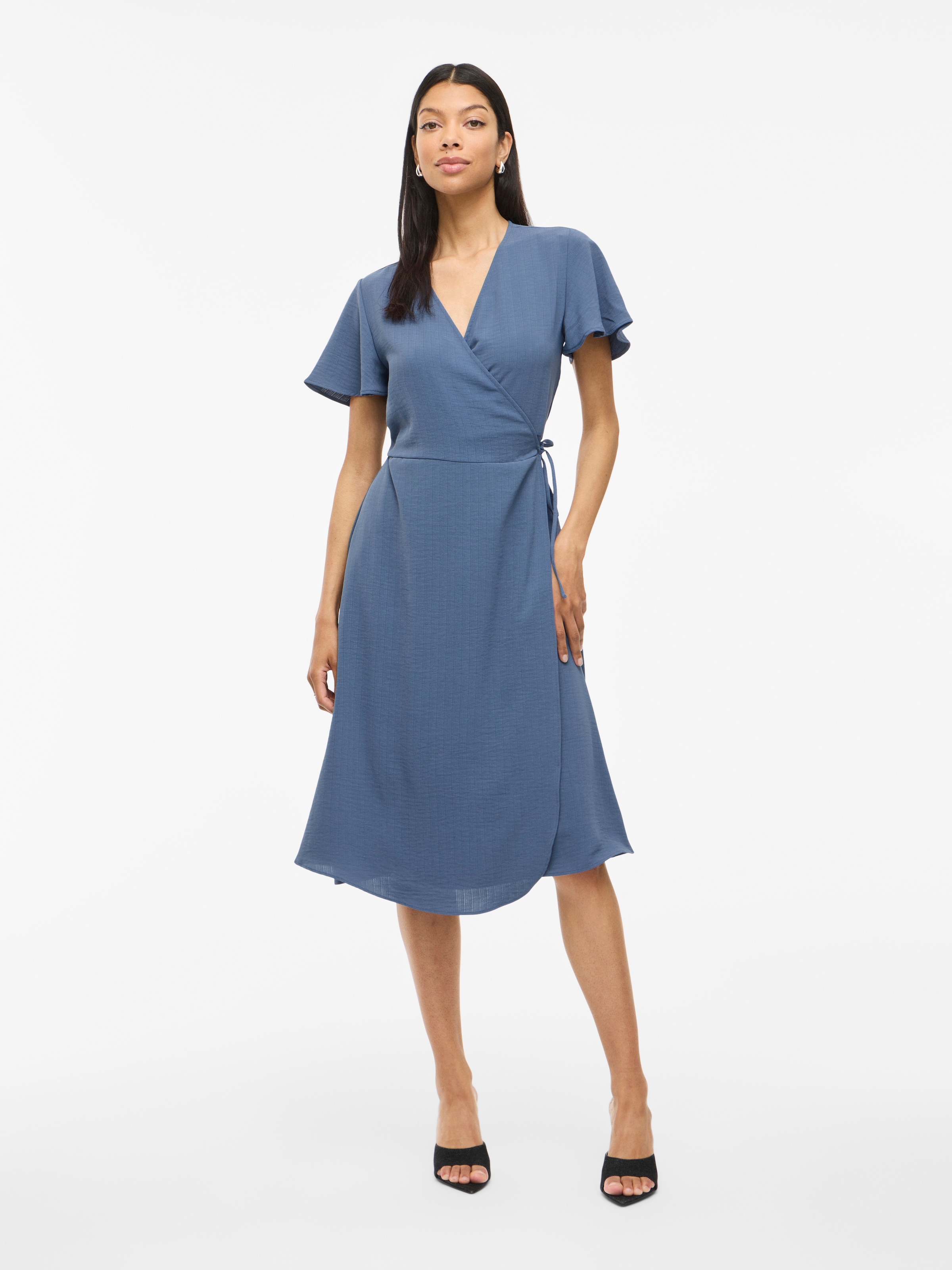 Vila Wickelkleid »VILOVIE S/S WRAP MIDI DRESS - NOOS«, Sommerkleid