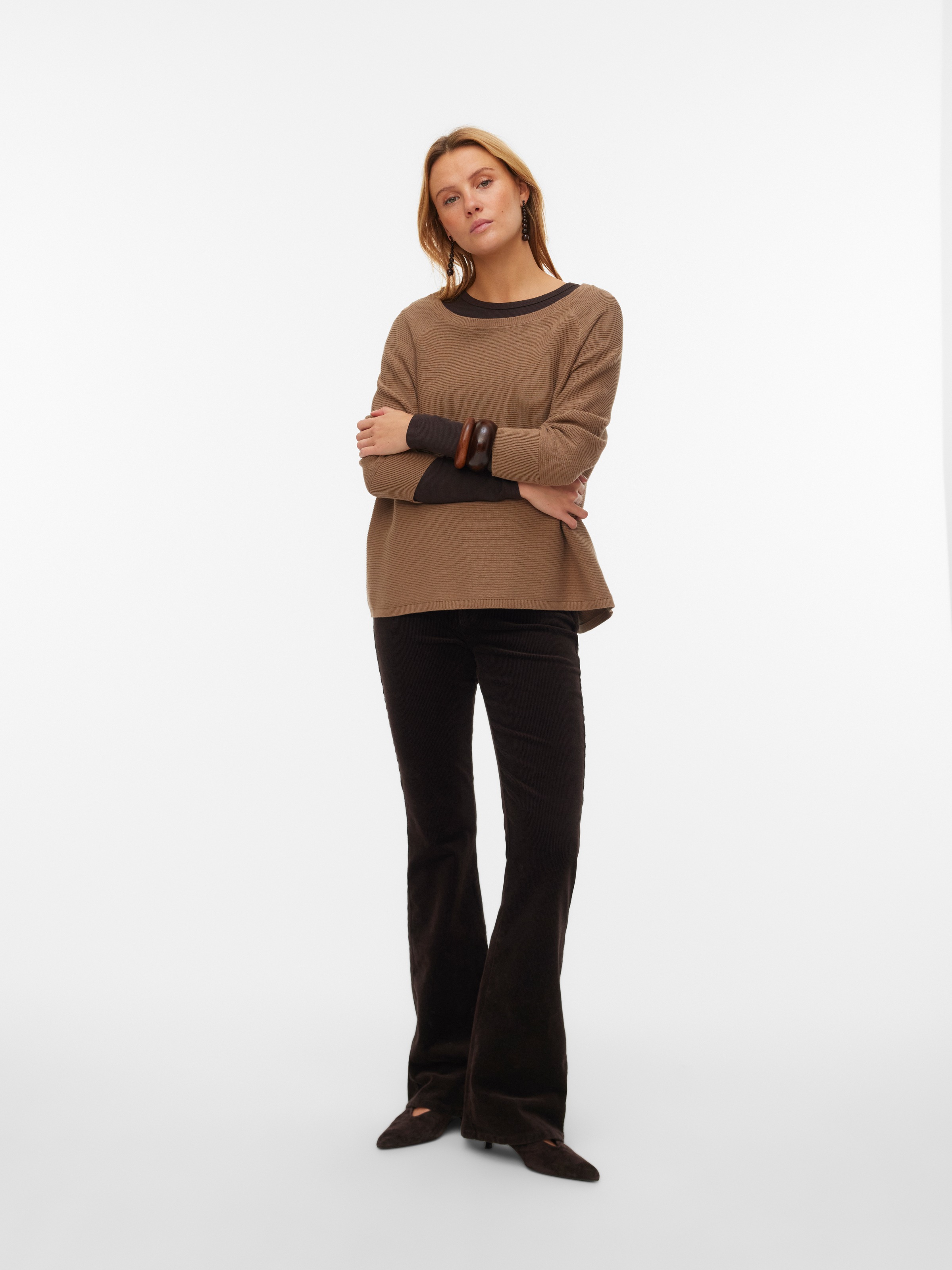 Thumbnail - Vero Moda Strickpullover "VMNEW NORA 3/4 BOATNECK PULLOVER NOOS"