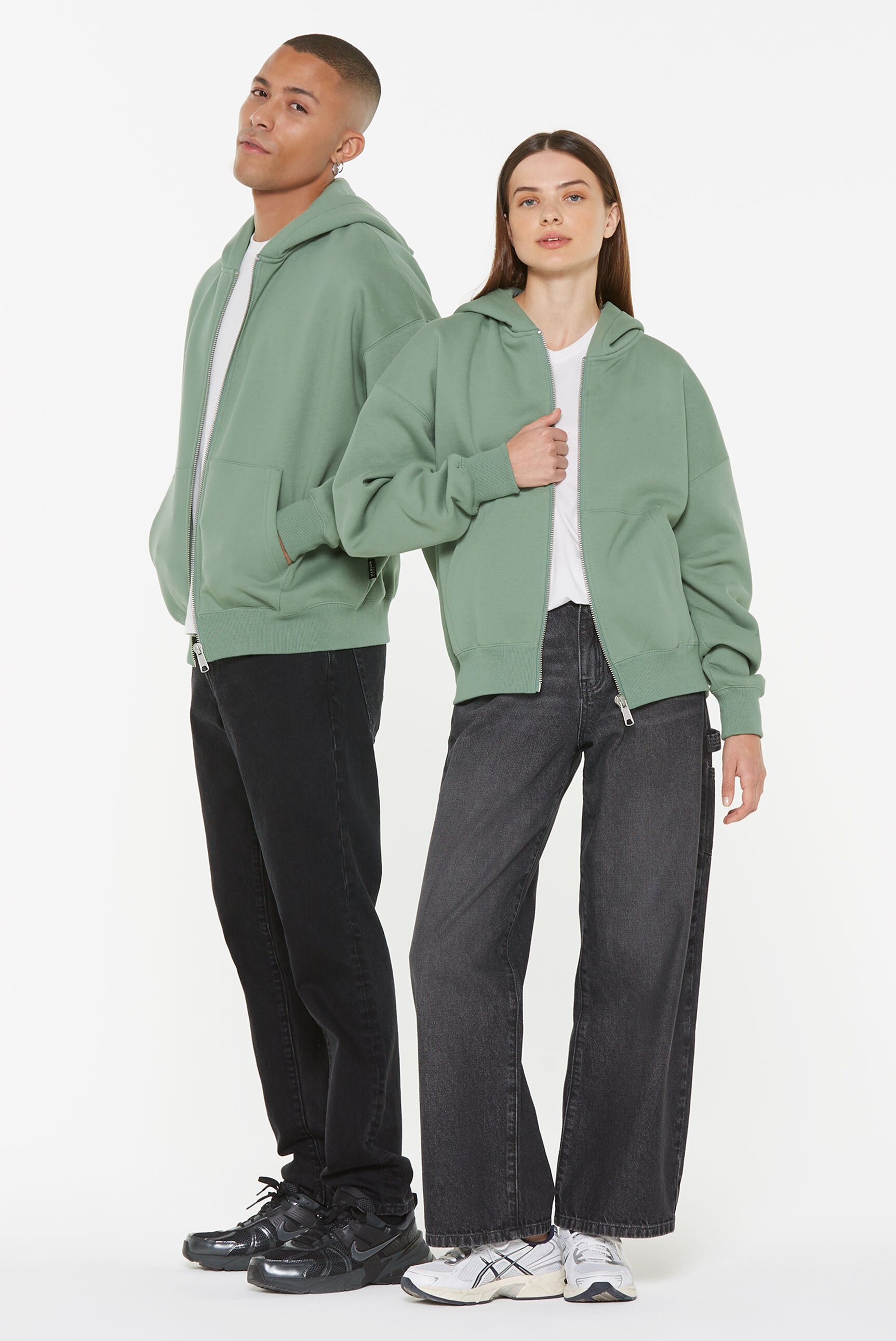 Harlem Soul Kapuzensweatjacke, mit Baumwolle