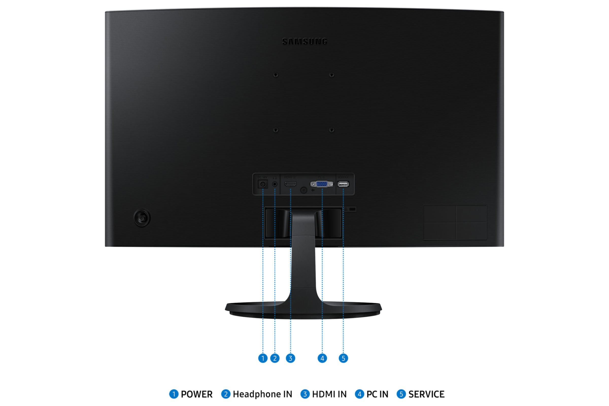 Samsung LED-Monitor »S36GD«, 59 cm/24 Zoll, 1920 x 1080 px, Full HD, 4 ms Reaktionszeit, 100 Hz