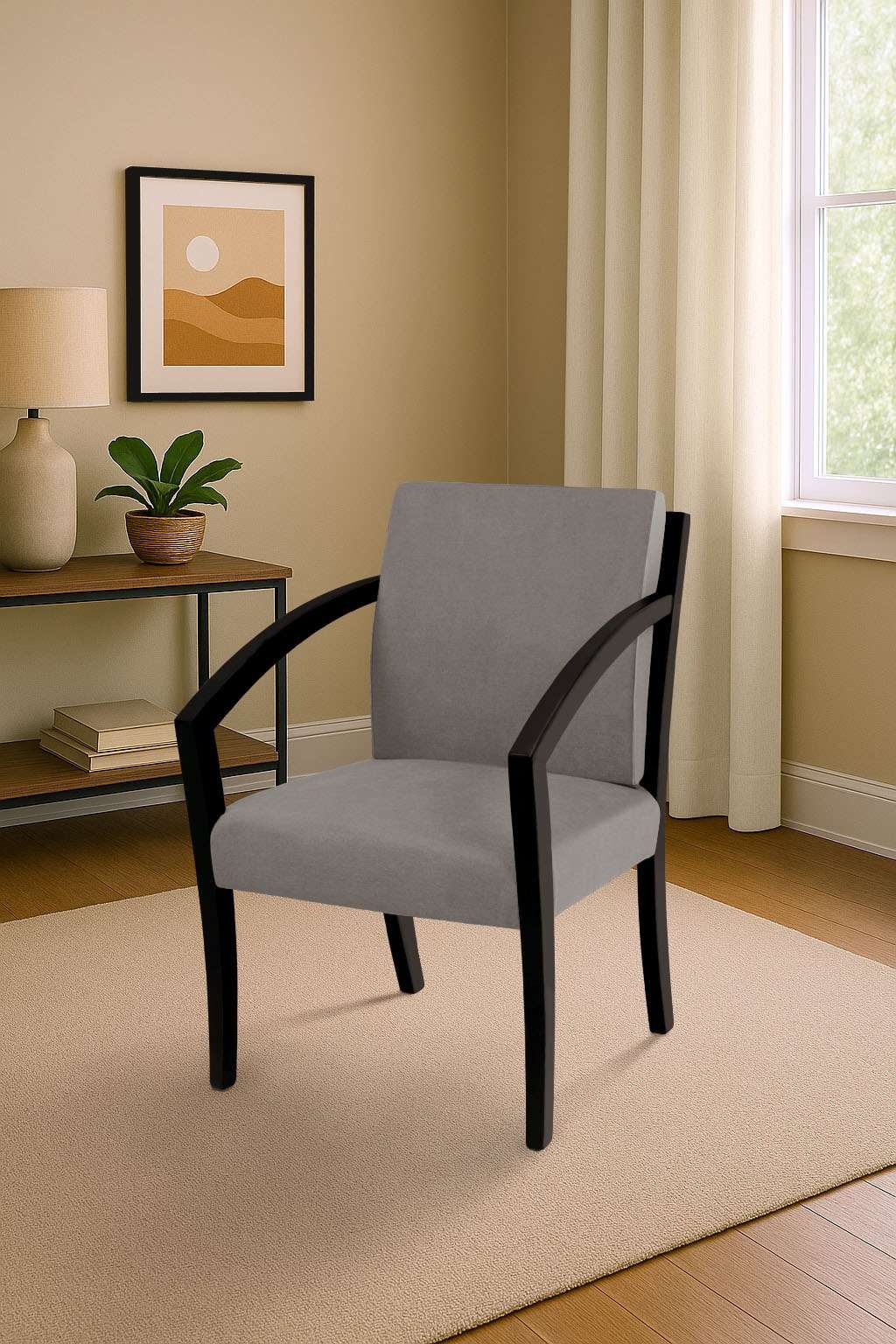 Home affaire Esszimmerstuhl "G98 George Armlehnstuhl, Sessel, in 3 Gestellf günstig online kaufen