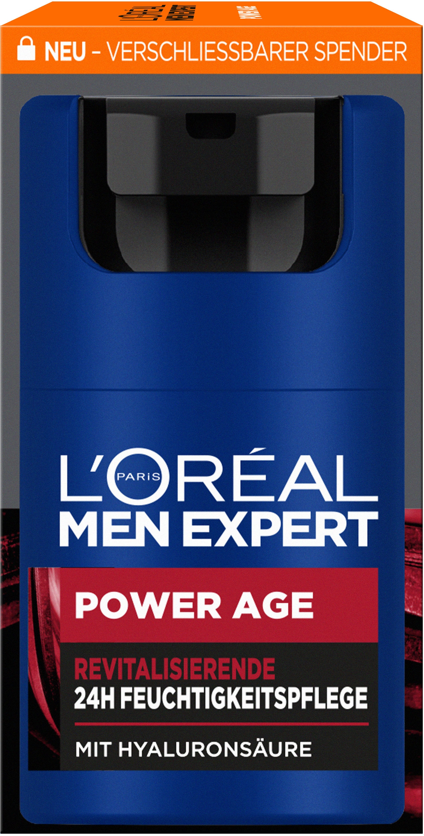 L'ORÉAL PARIS MEN EXPERT Gesichtsgel »Belebende Feuchtigkeitspflege«, mit Hyaluron