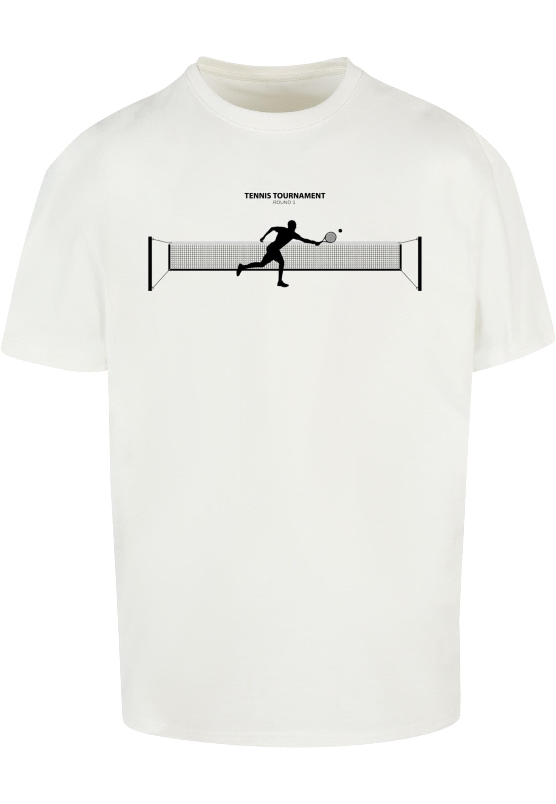 Merchcode T-Shirt "Merchcode Herren Tennis Round 1 Heavy Oversized Tee", (1 günstig online kaufen