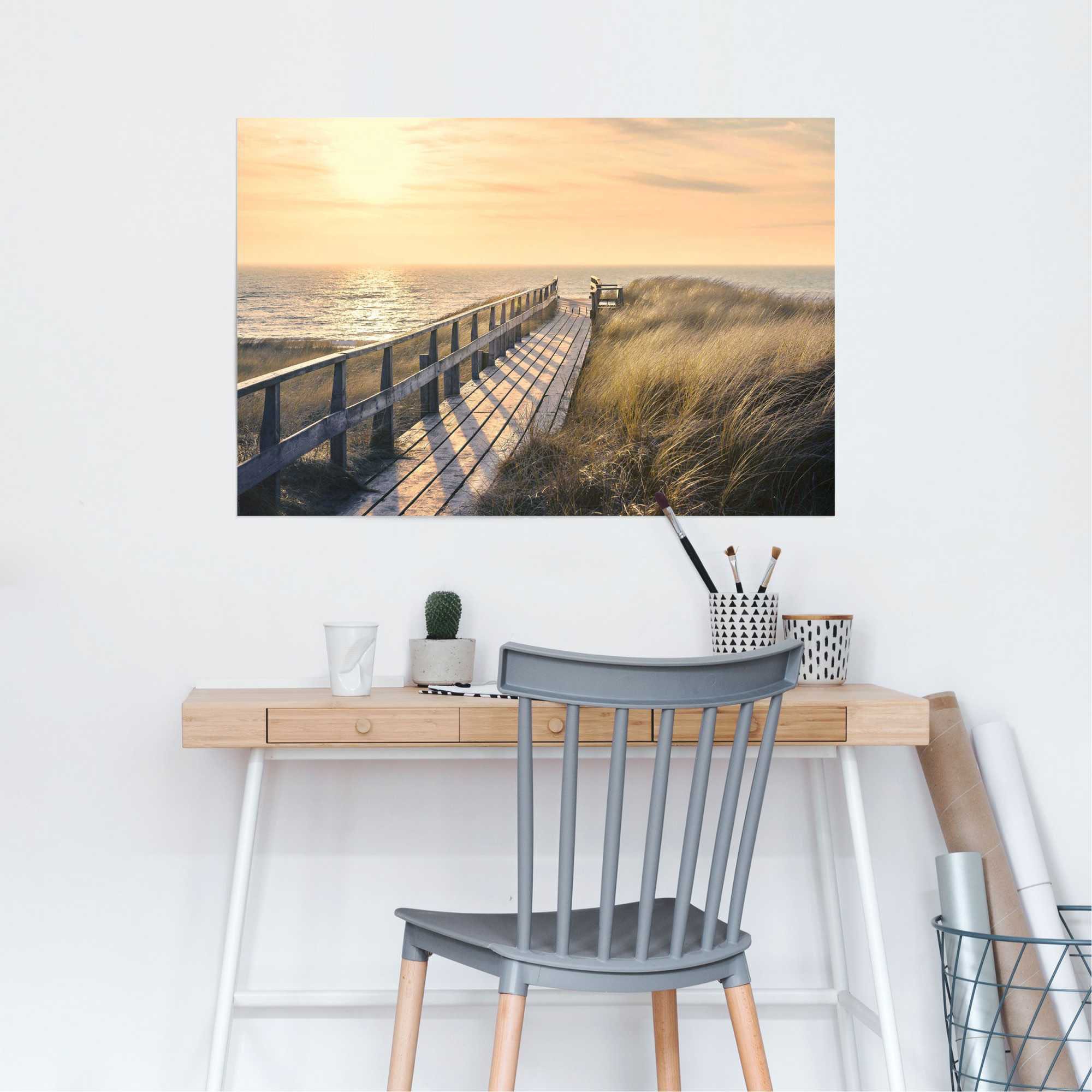Reinders Poster "Weg zum Strand" 1 Stk. tlg. günstig online kaufen