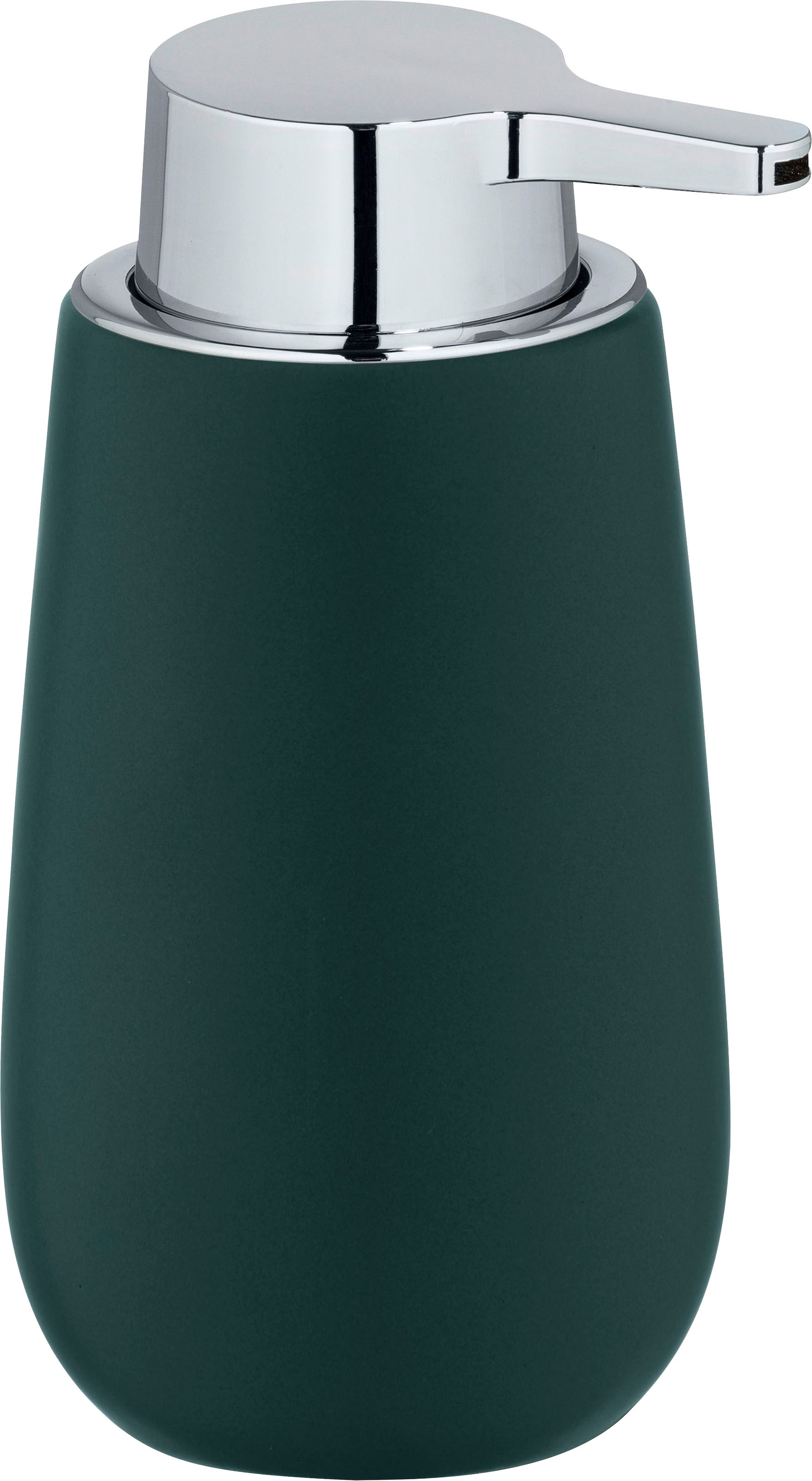 WENKO Seifenspender "Badi" Dunkelgrün, Keramik, 320 ml günstig online kaufen