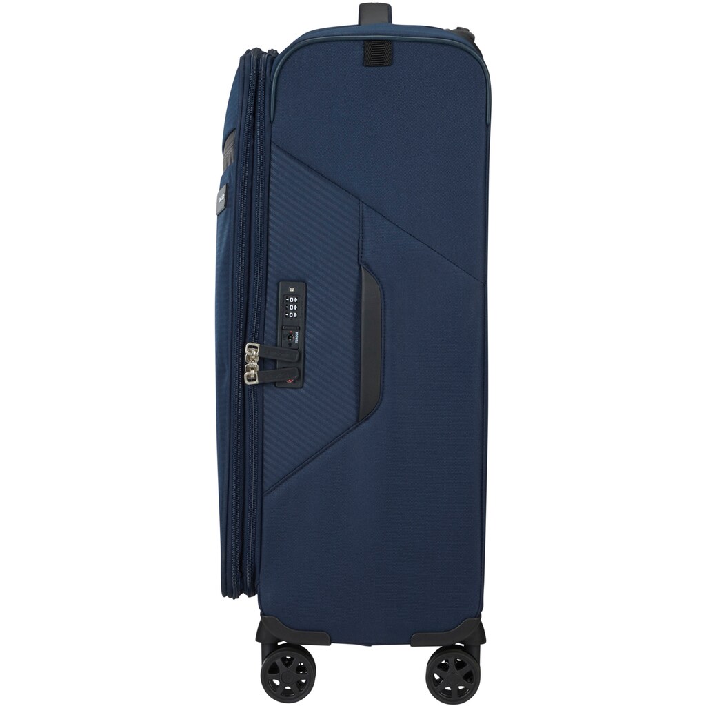 Samsonite Weichgepäck-Trolley »Litebeam, midnight blue, 66 cm«, 4 Rollen