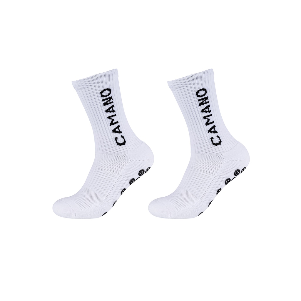 Camano Socken »Sportsocken mit Grip Extrastark Anti Rutsch Fußballsocken«