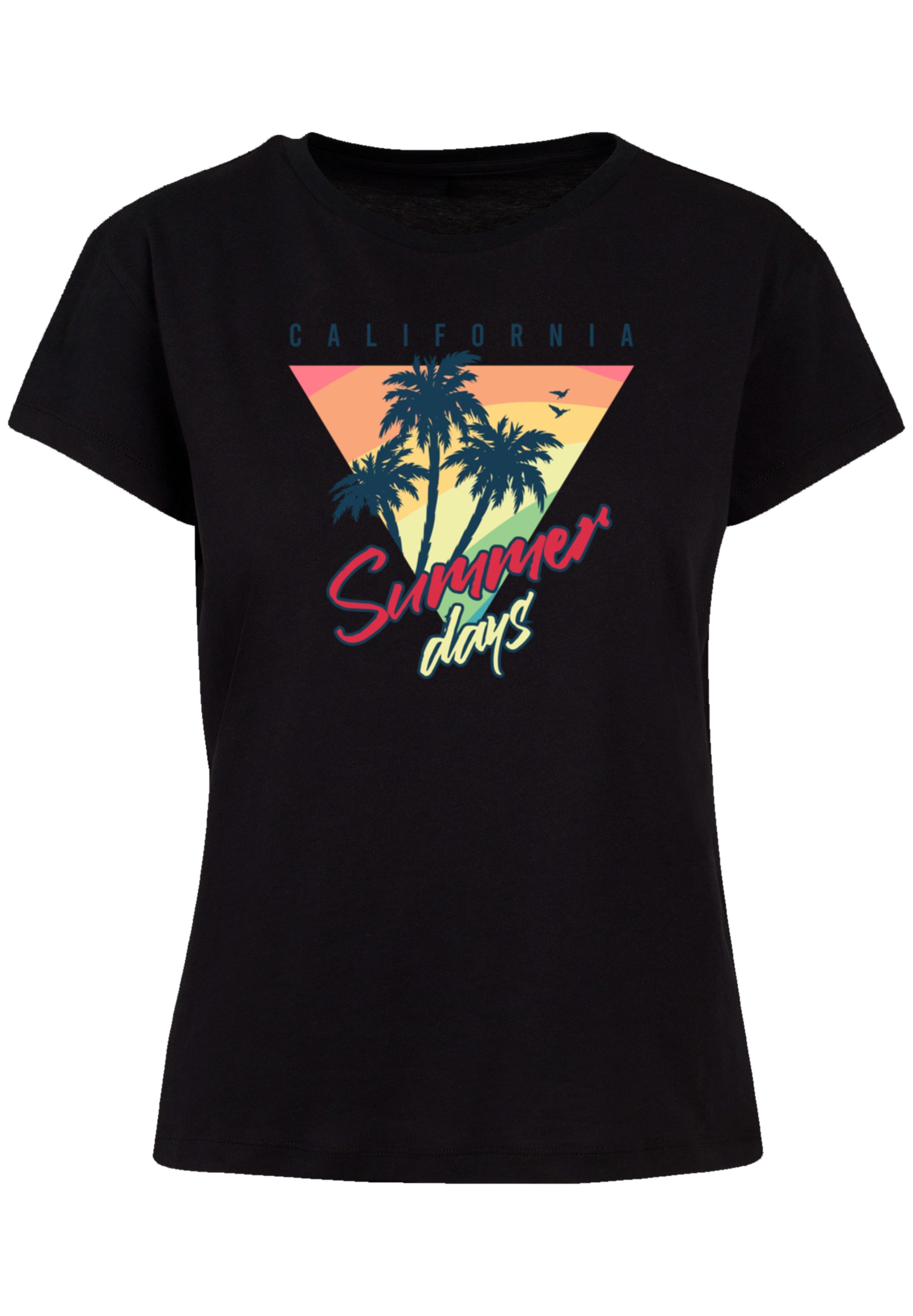 F4NT4STIC T-Shirt »California Palmen Retro«, Premium Qualität