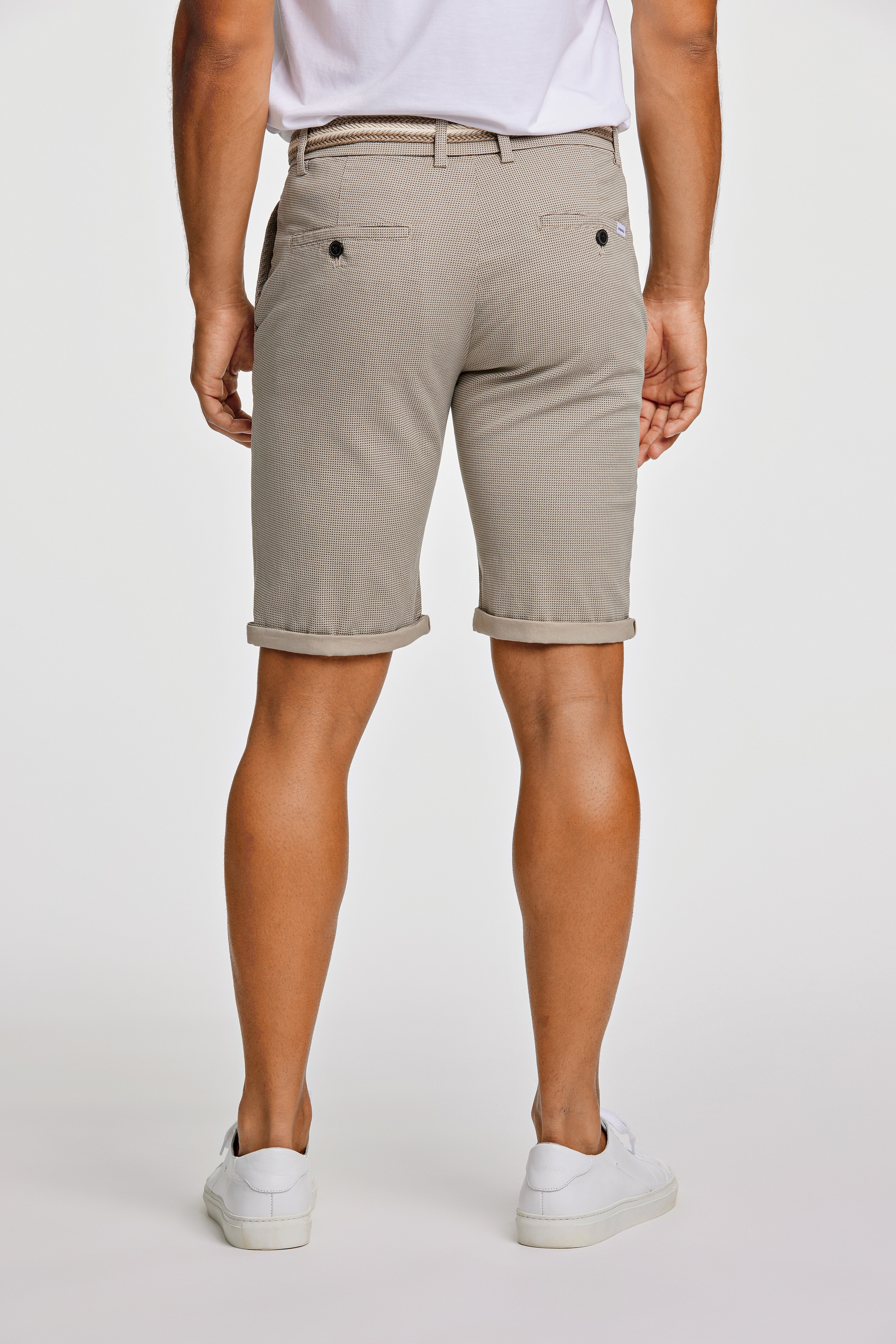 LINDBERGH Chinoshorts, (2 tlg.), mit Gürtel