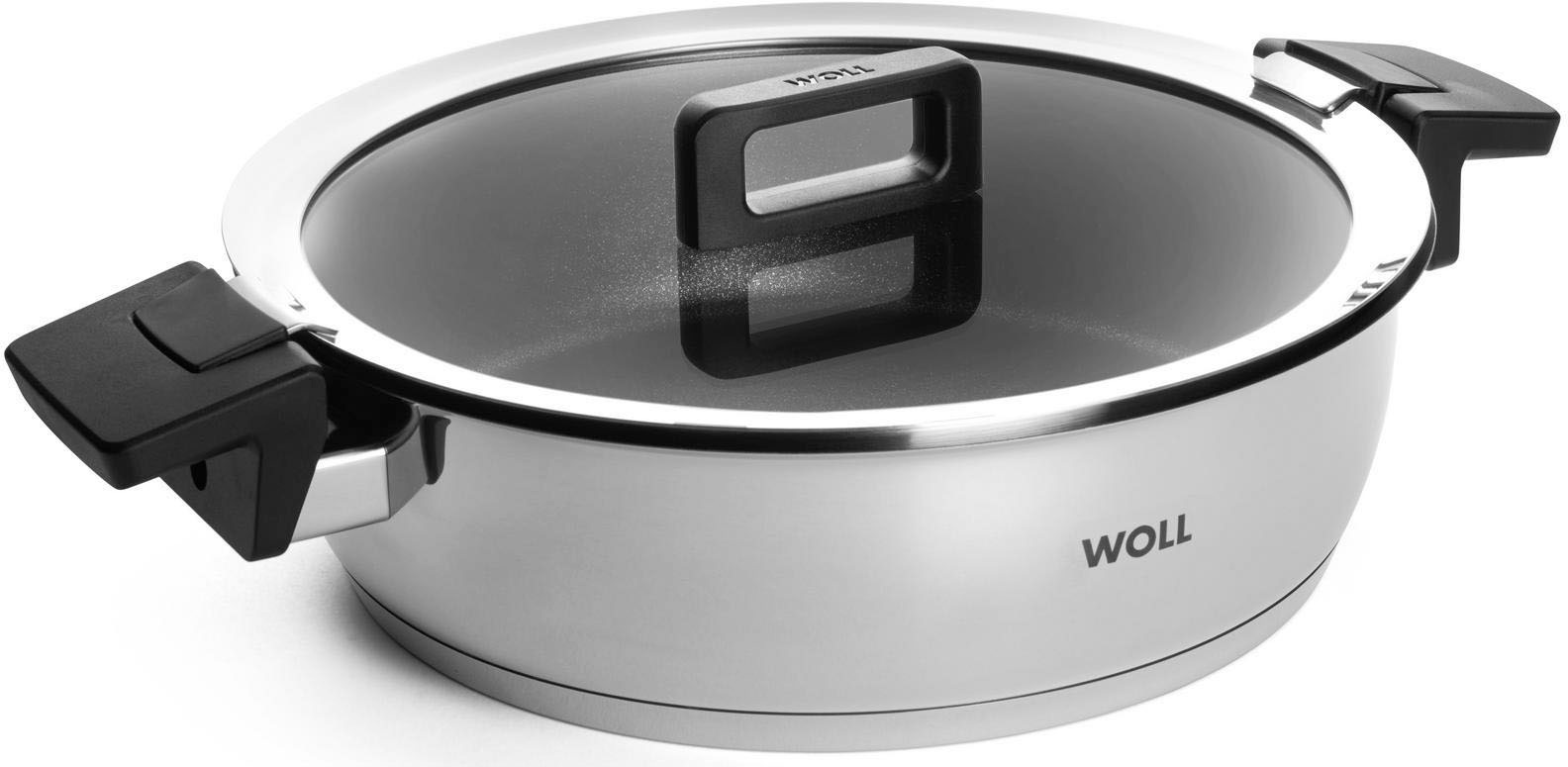 WOLL Bratentopf "Concept", 4,9 l + Ø 28cm + Höhe 8cm, silber, Töpfe, Induktion