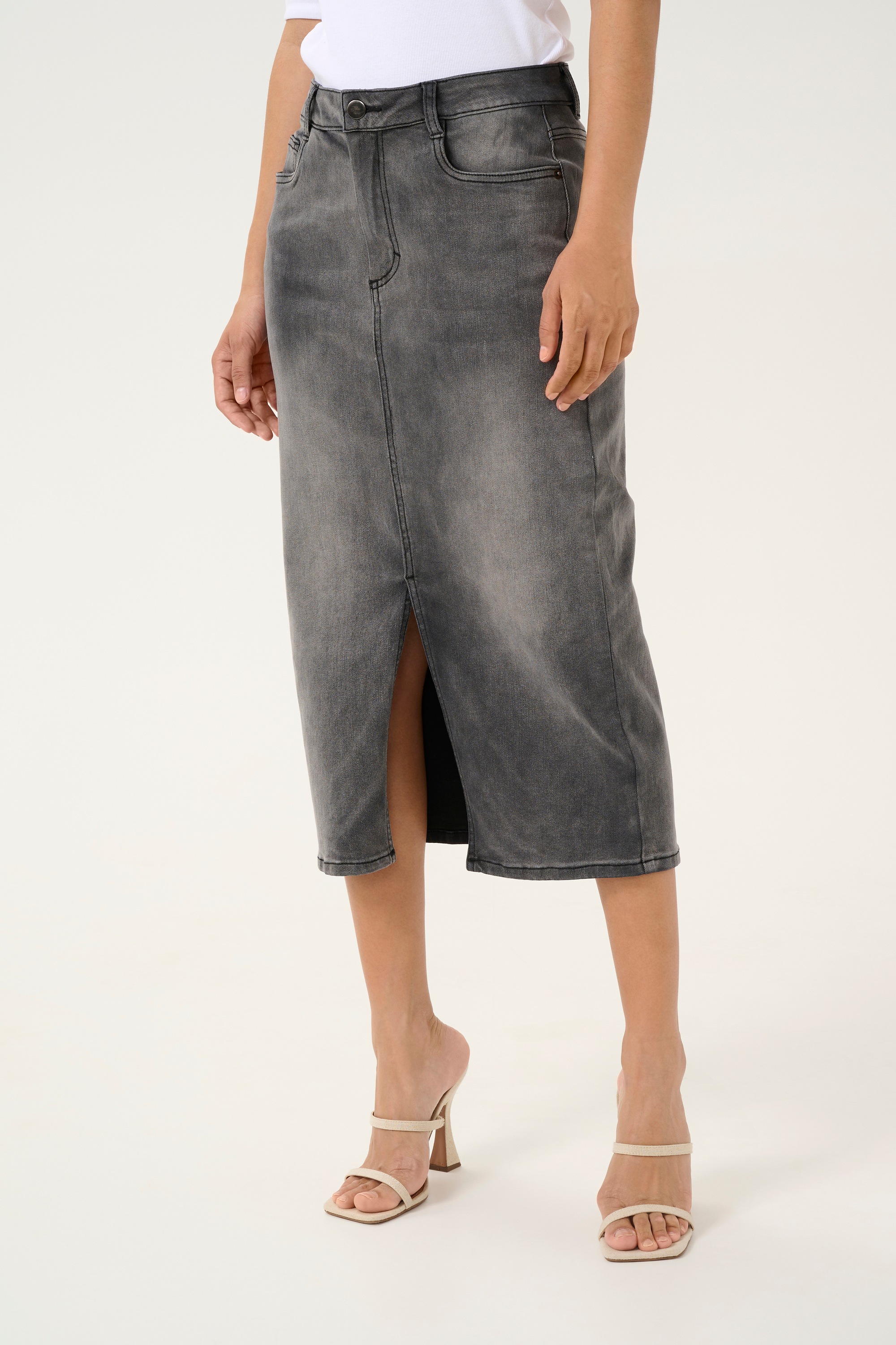 KAFFE Jeansrock »Damen Denimrock KAsinem«