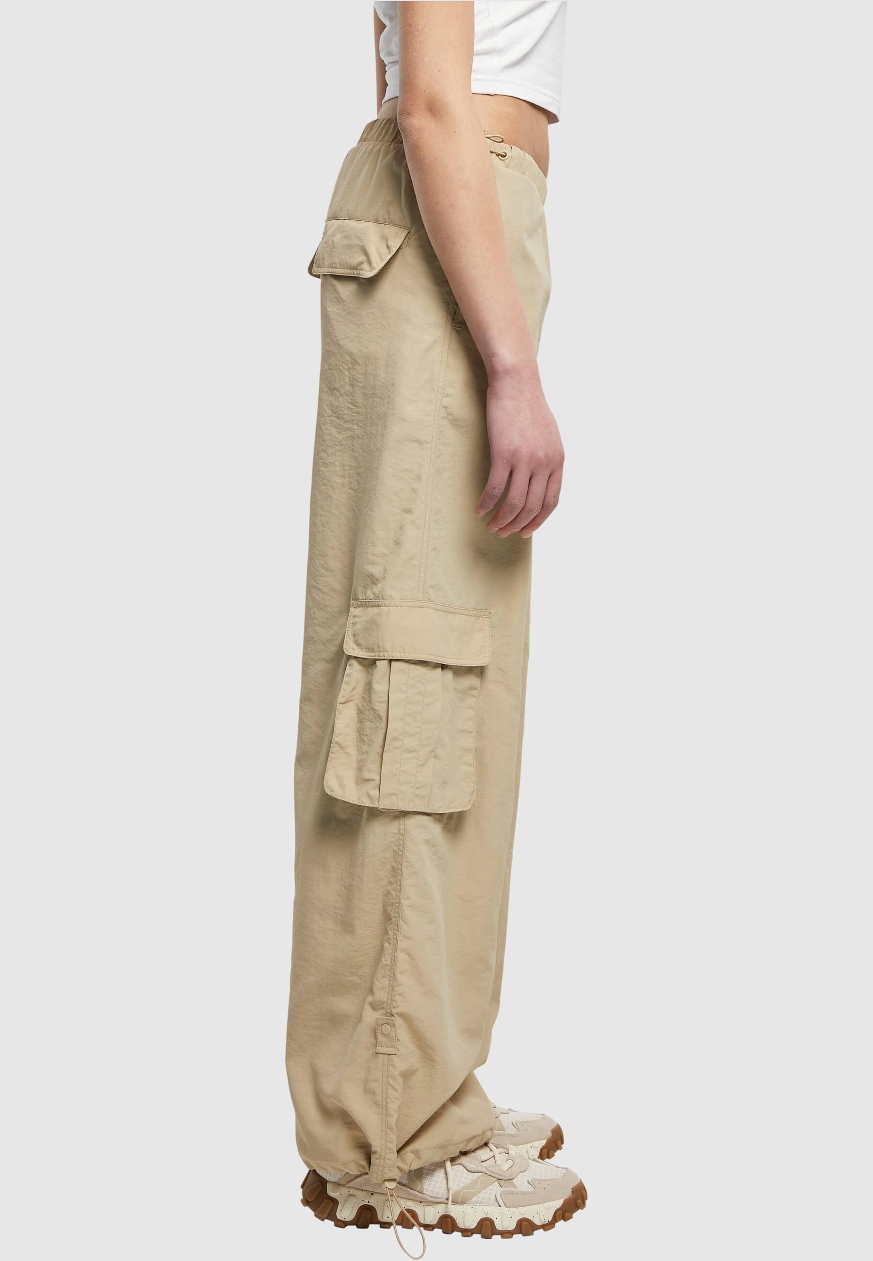 URBAN CLASSICS Cargohose »Damen Ladies Nylon tlg.) | online Cargo BAUR Pants«, Crinkle bestellen (1 Wide