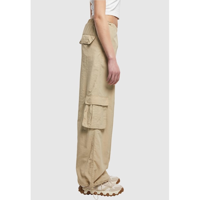 URBAN CLASSICS Cargohose »Damen Ladies Wide Crinkle Nylon Cargo Pants«, (1  tlg.) online bestellen | BAUR