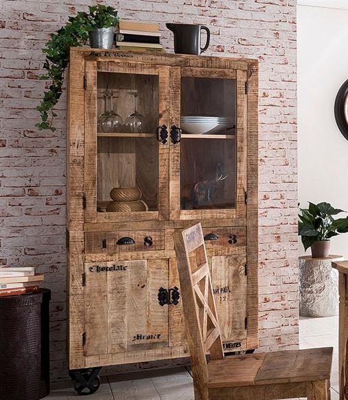 SIT Vitrine »Rustic«, Shabby Vintage Chic, Factory cm, | BAUR 90 Design, Breite im