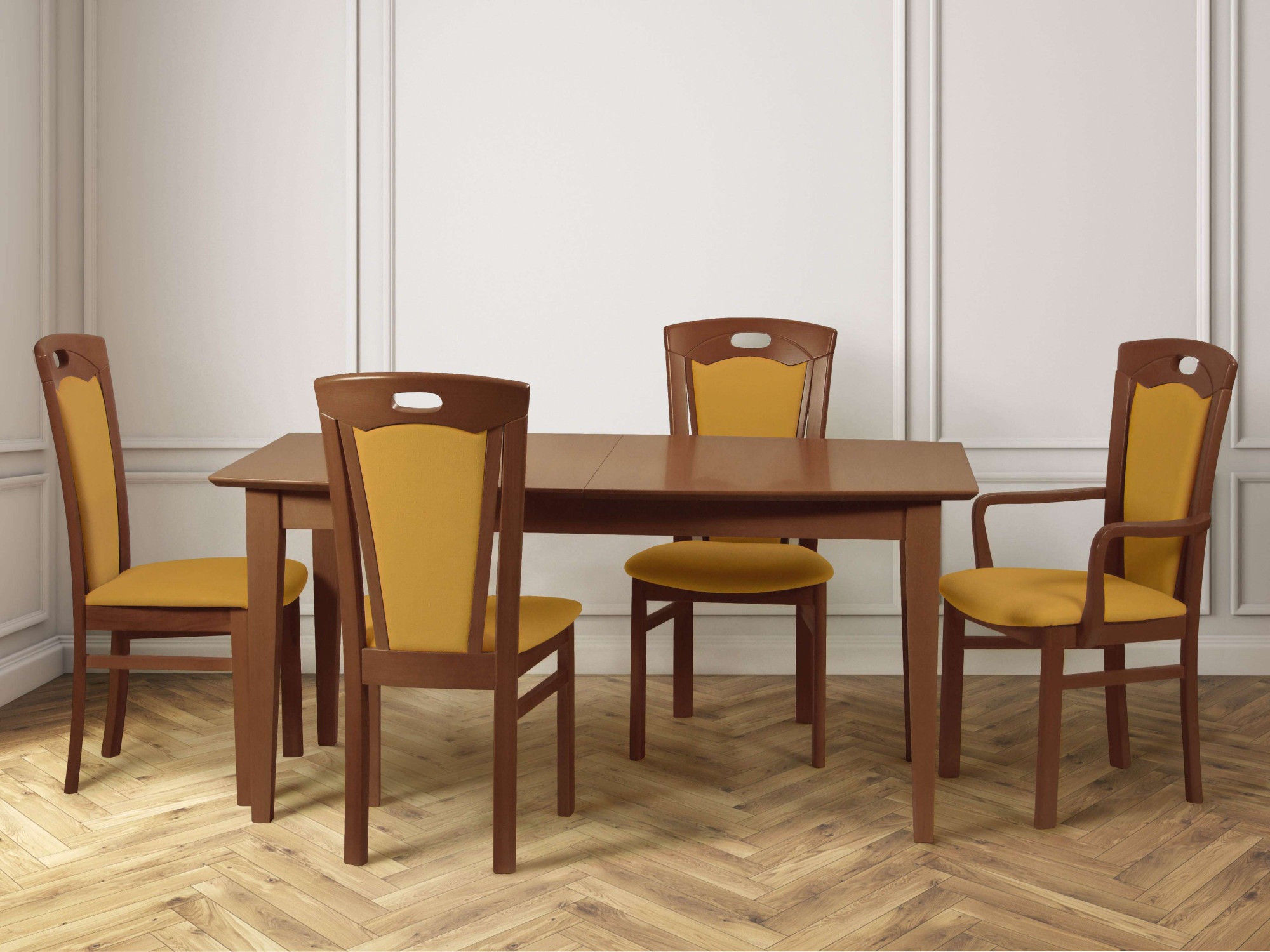 Home affaire Esszimmerstuhl "FERDI Made in Italy, Massivholz", (Set), 2 St. günstig online kaufen