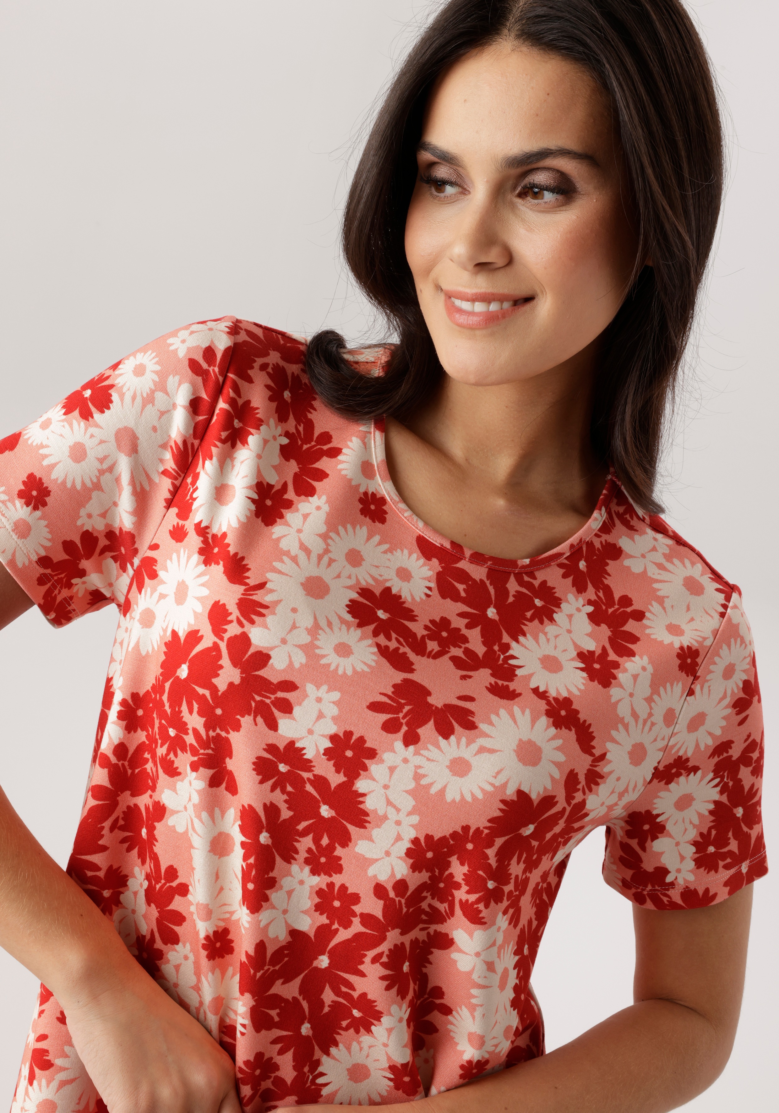 Thumbnail - Aniston SELECTED Jerseykleid in leichter A-Linien-Form - NEUE KOLLEKTION