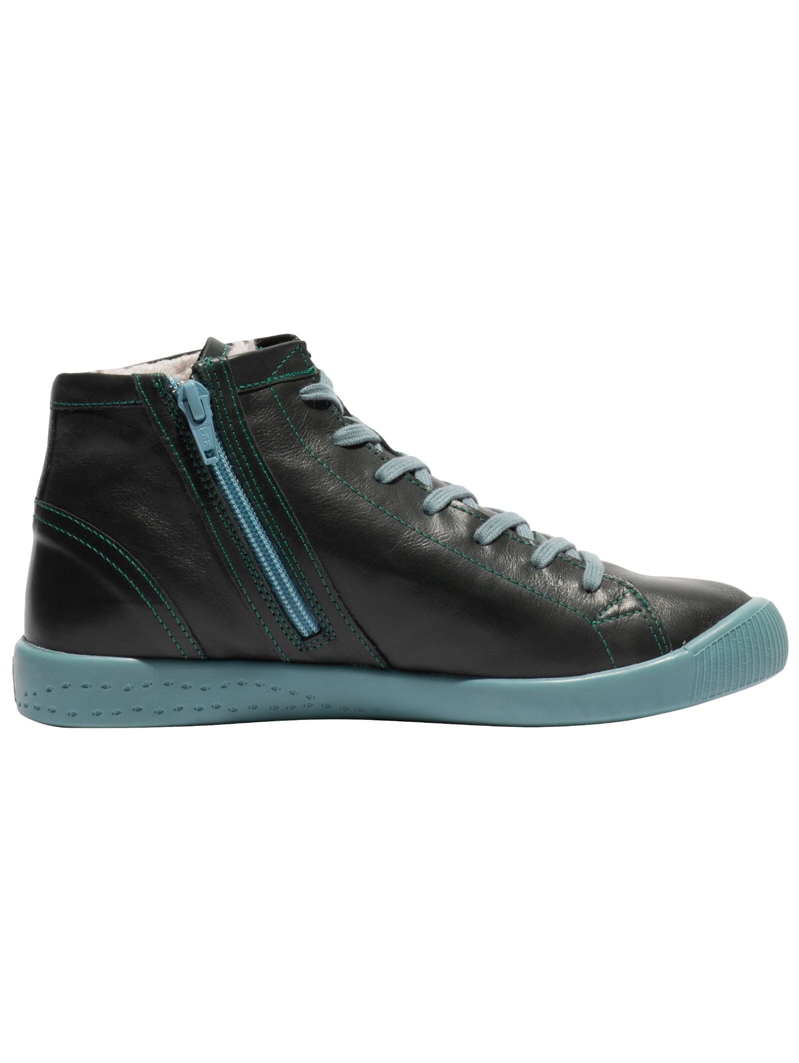 softinos Schnürstiefelette »softinos Sneaker Lederimitat«