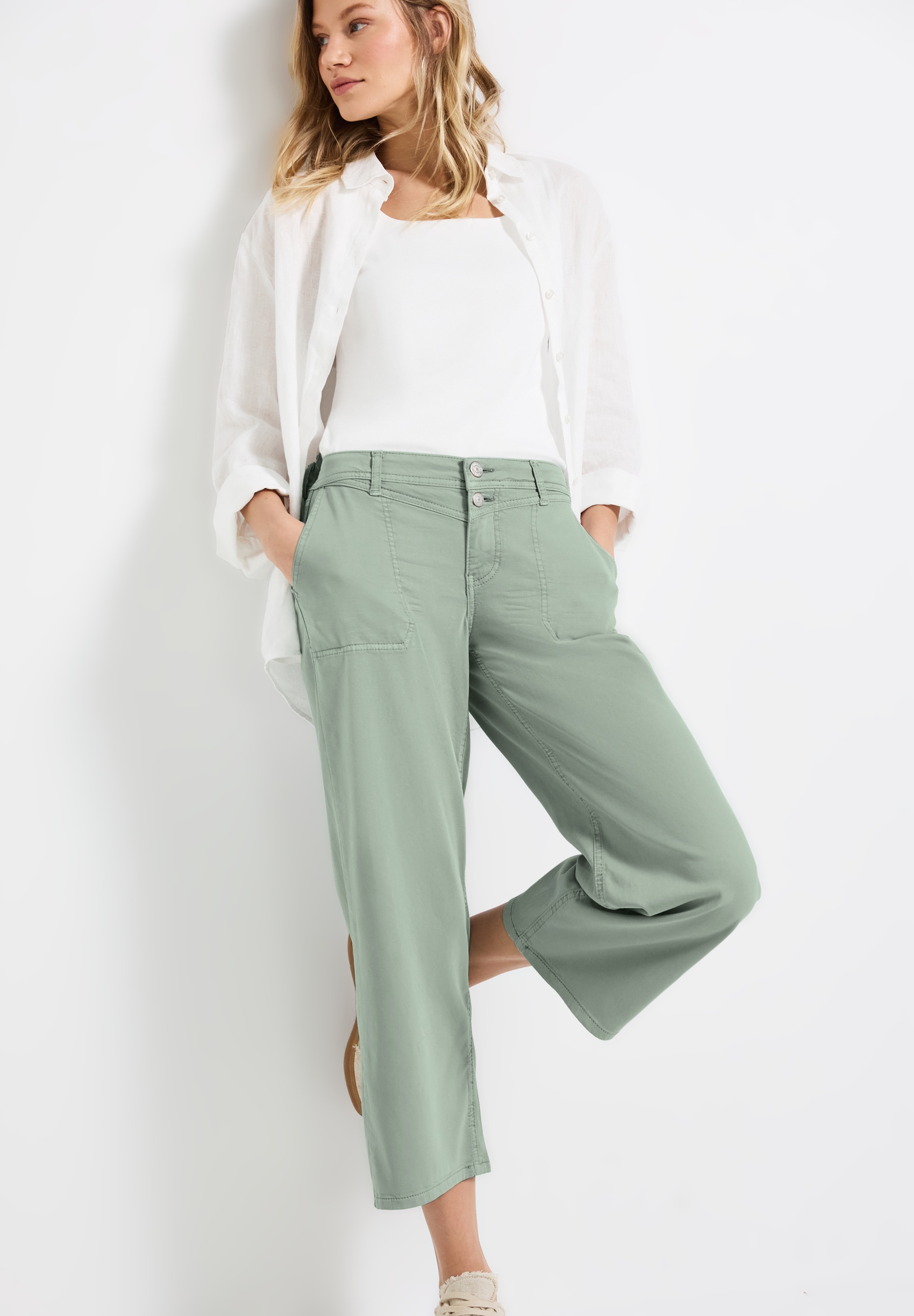 STREET ONE Weite Jeans, im Culotte-Stil