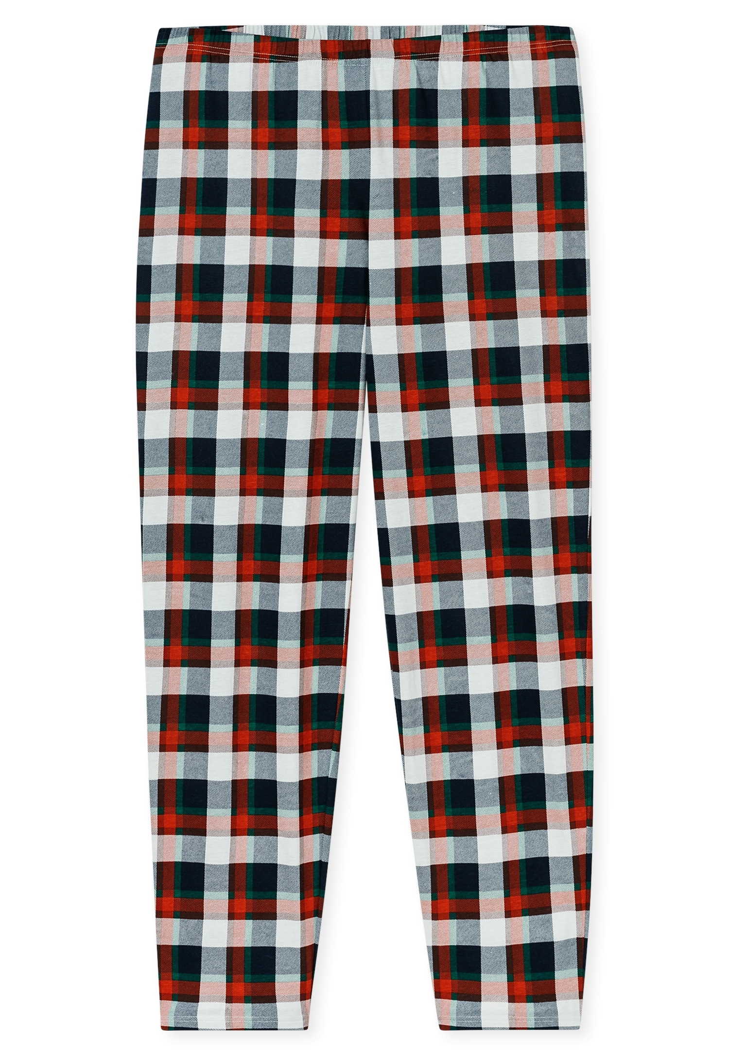 Schiesser Schlafanzug »Family« 2 tlg. V-Ausschnitt, Brusttasche, Langarm, Hose kariert