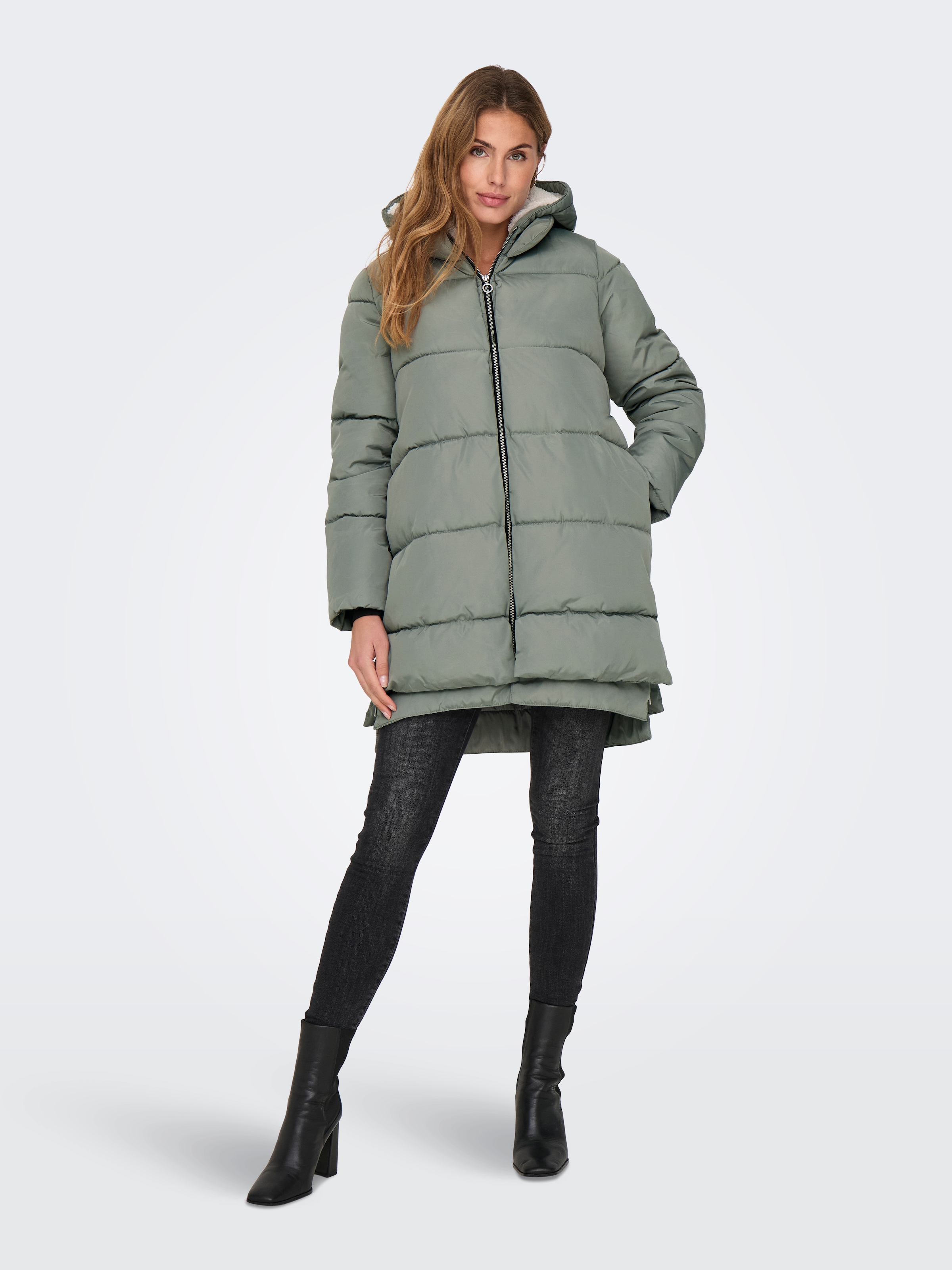 ONLY Steppmantel »ONLKELLY NORA LONG PUFFER COAT OTW«