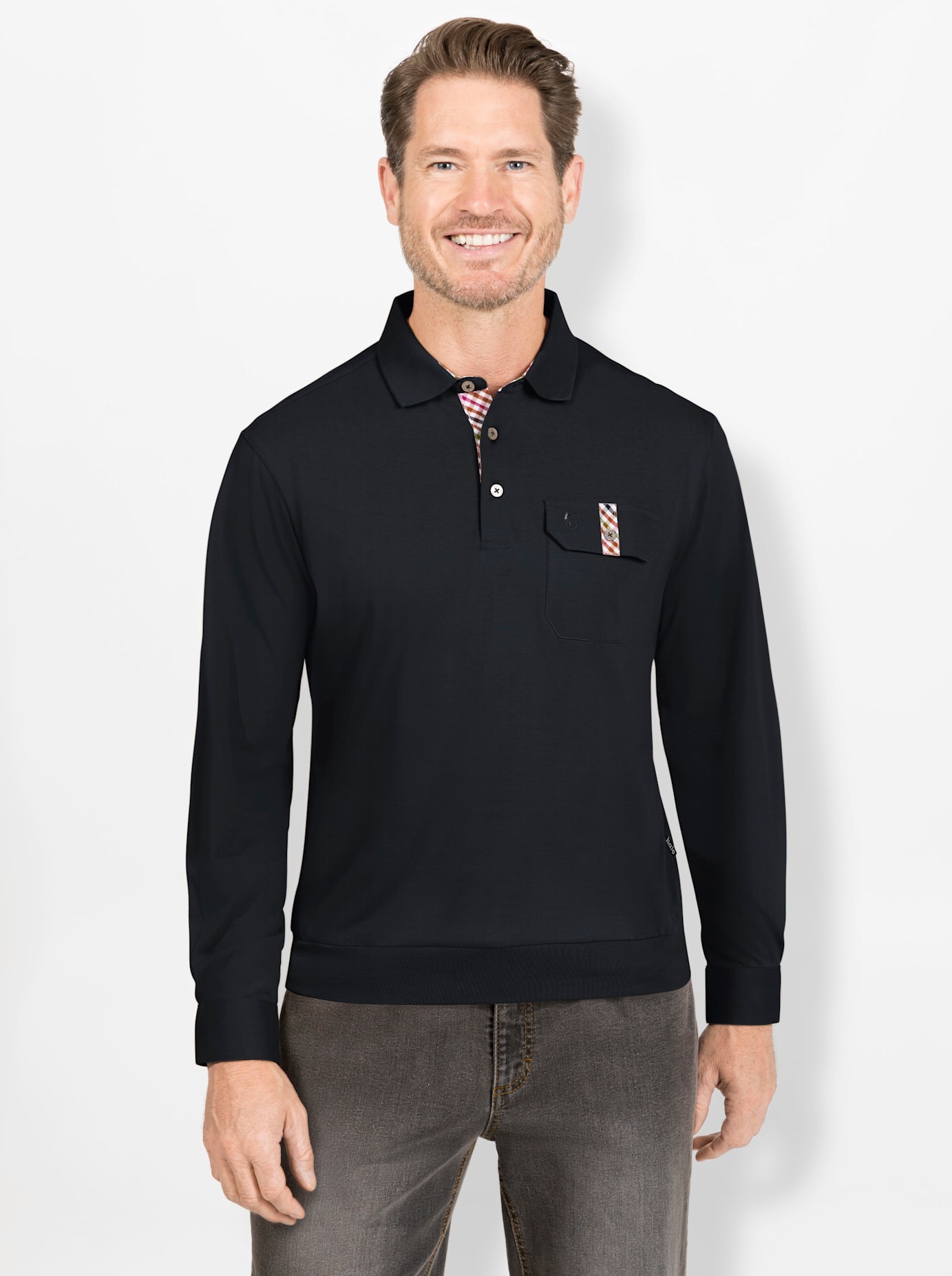 Hajo Poloshirt "Langarm-Poloshirt"