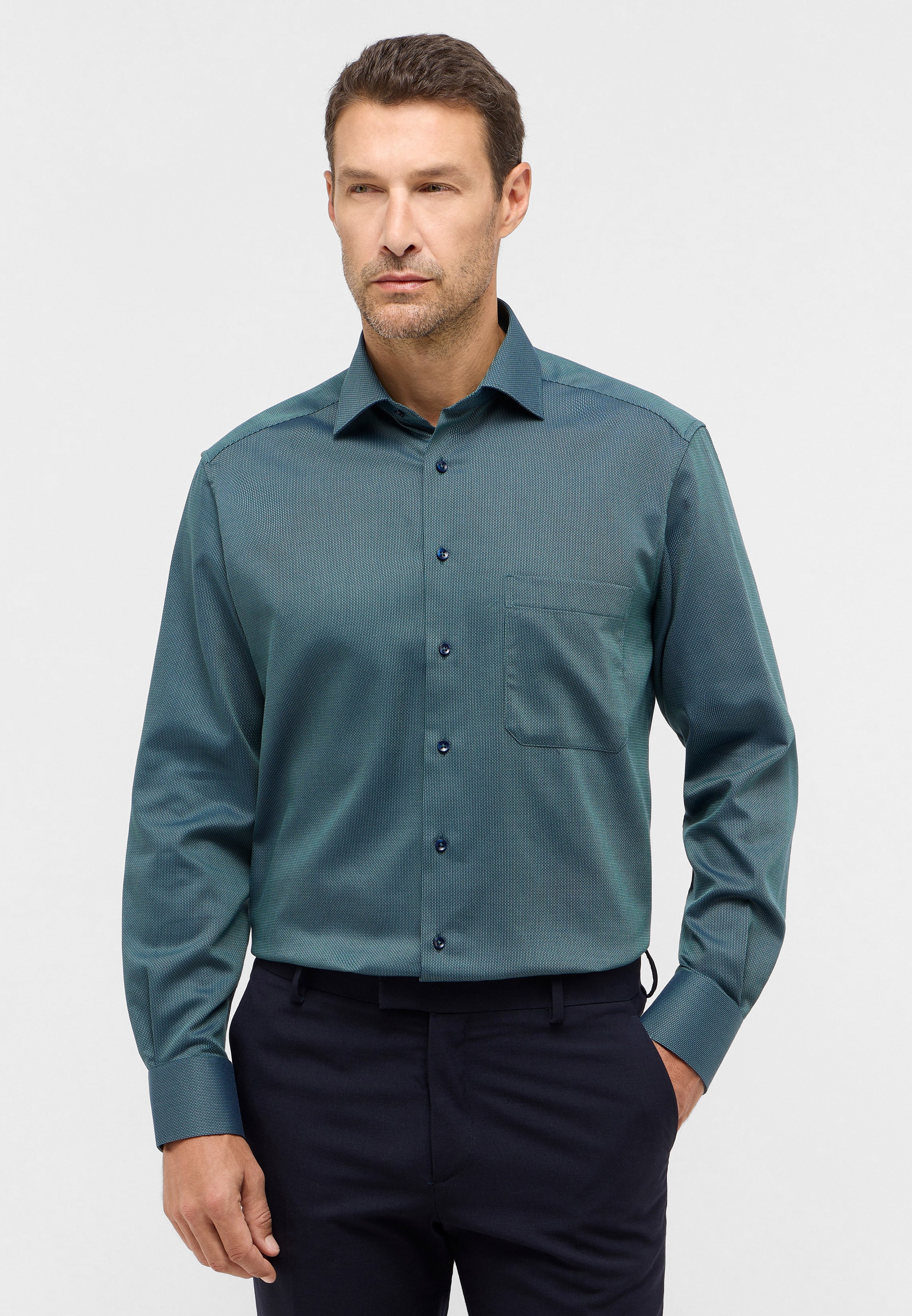 Eterna Langarmhemd "COMFORT FIT", NON IRON (bügelfrei) günstig online kaufen