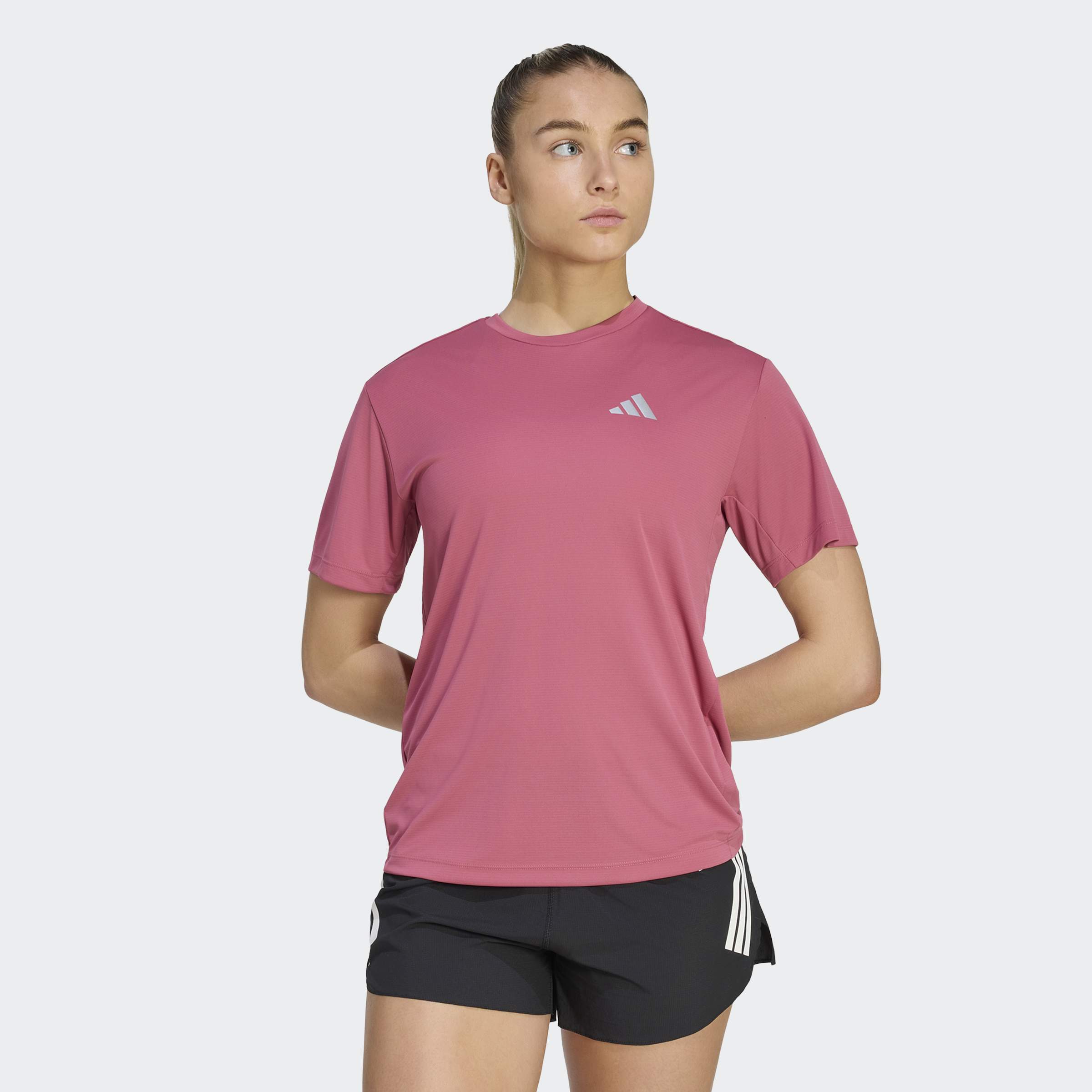 adidas Performance Laufshirt "RUN ESS TEE W" mit climacool Technologie, ohne Verschluss