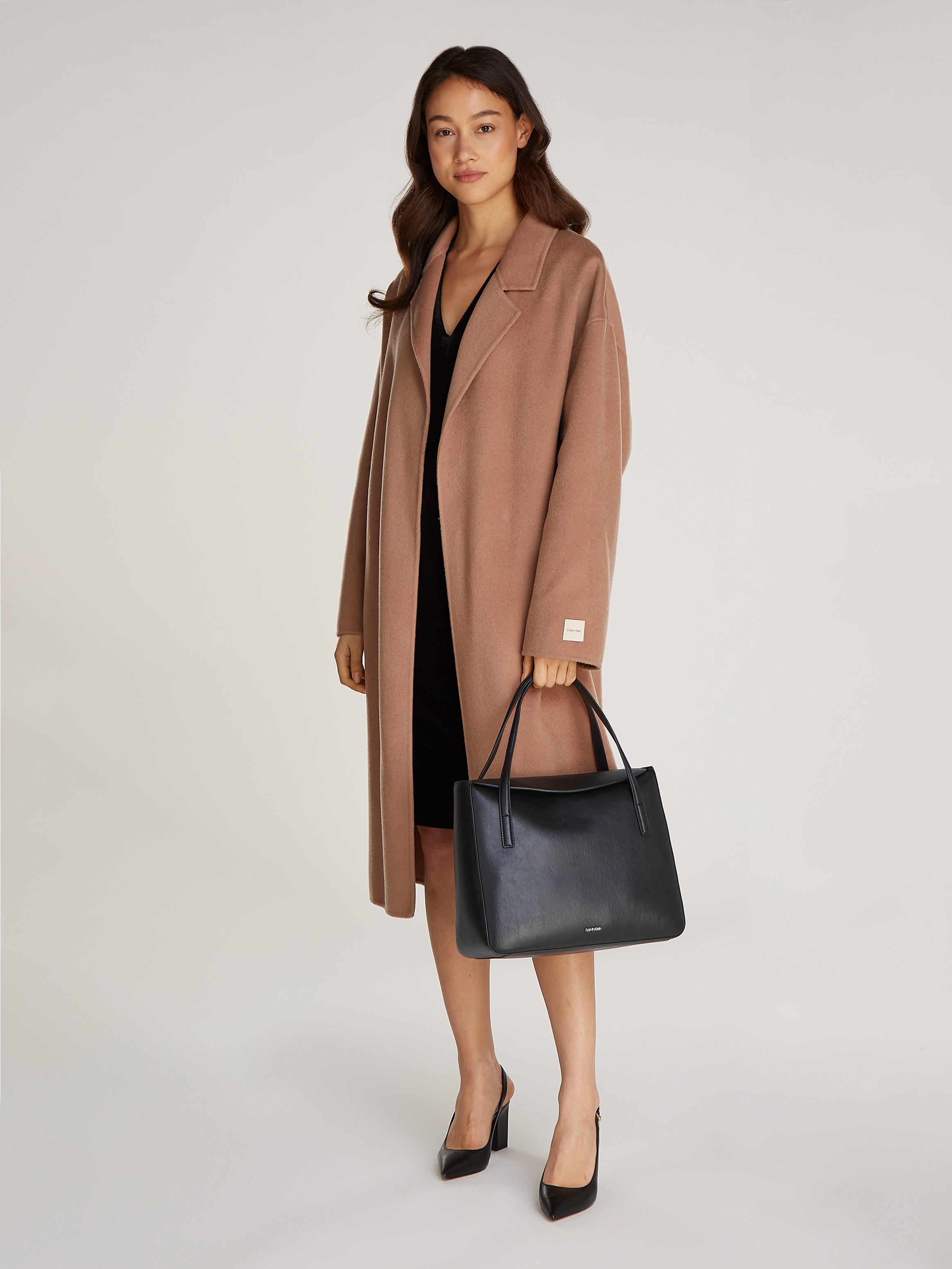Calvin Klein Shopper »SOFT SCULPT MEDIUM SHOPPER«, Handtasche Damen Henkeltasche Tasche Damen