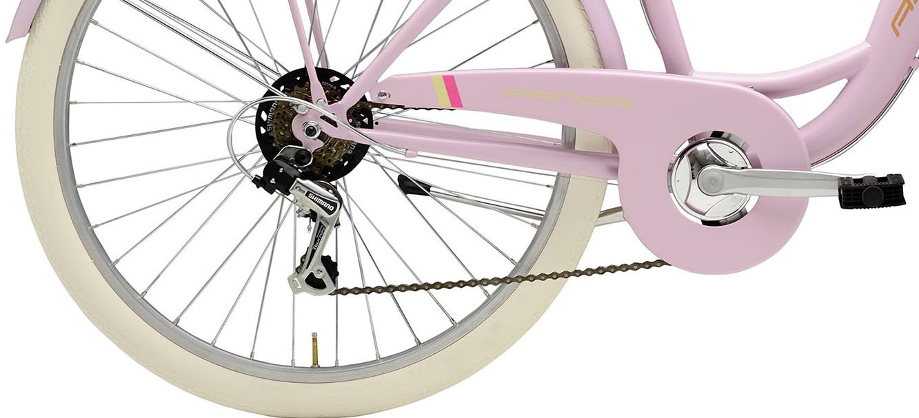 Adriatica Cityrad »Panda«, 6 Gang, Shimano, TY21 Schaltwerk, Kettenschaltung, für Damen, Kettenschaltung