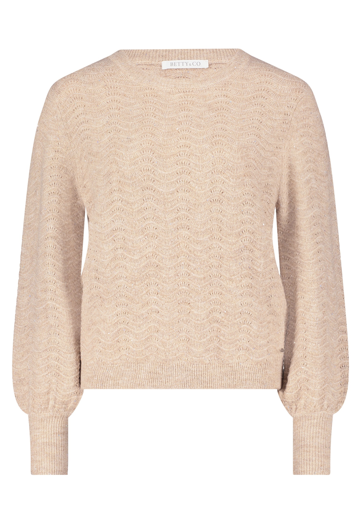 Betty&Co Strickpullover "Betty & Co Strickpullover mit Lurexfaden", Paillet günstig online kaufen