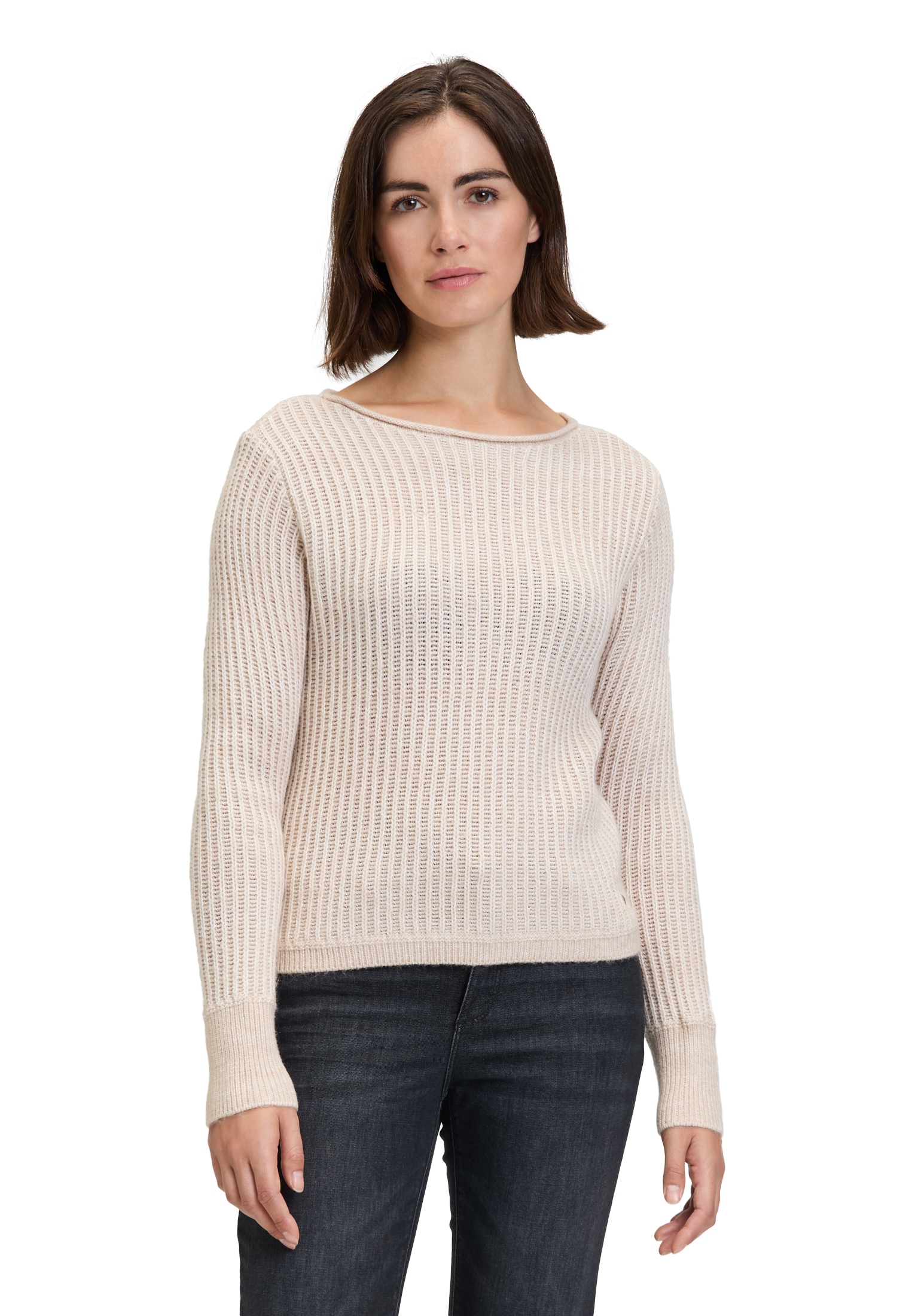 Betty&Co Strickpullover "Betty & Co Damen Grobstrick-Pullover mit Lurexfade günstig online kaufen