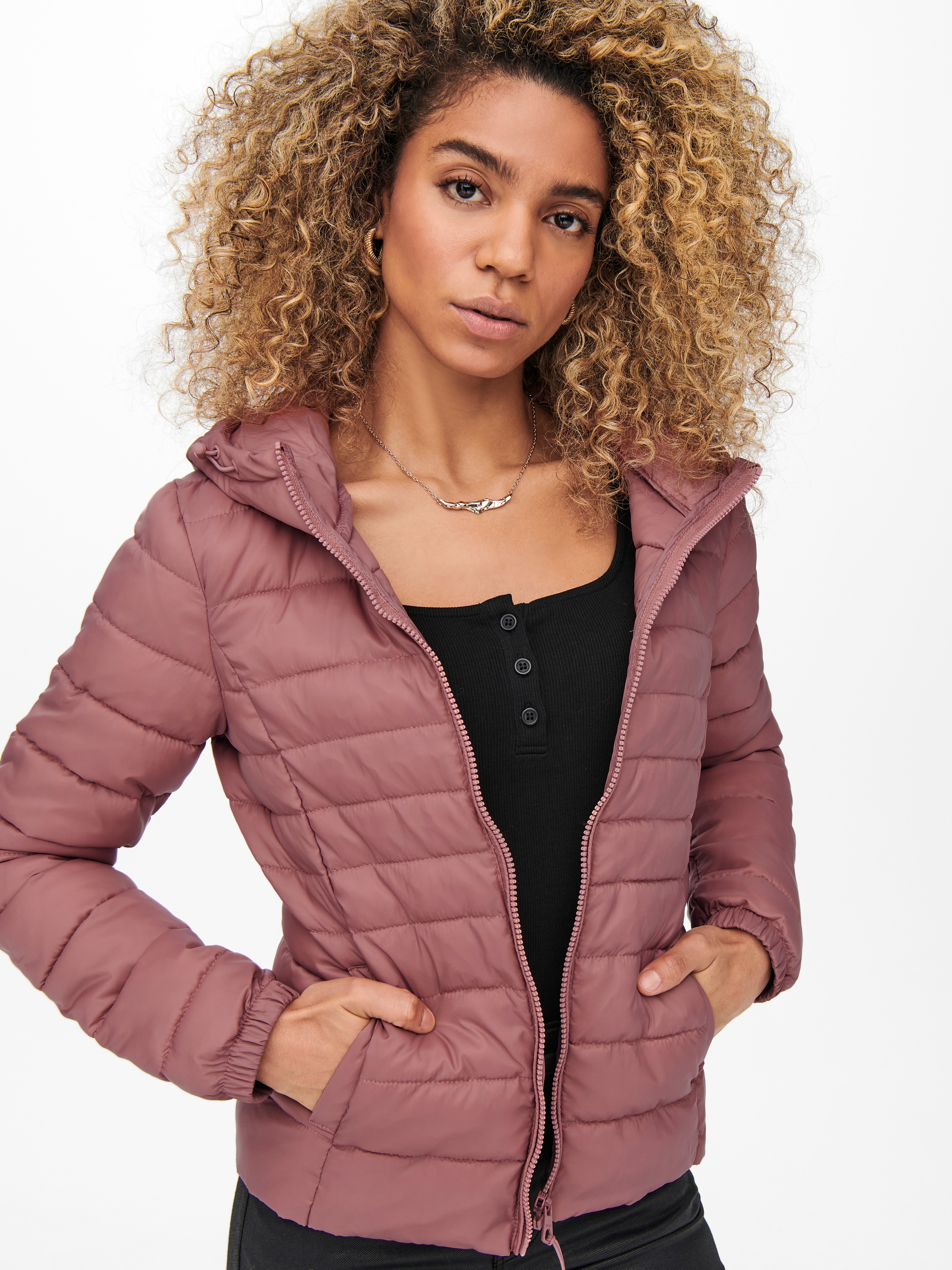 ONLY Steppjacke "ONLTAHOE HOOD JACKET OTW NOOS" mit Kapuze Kunstfaser, perf günstig online kaufen