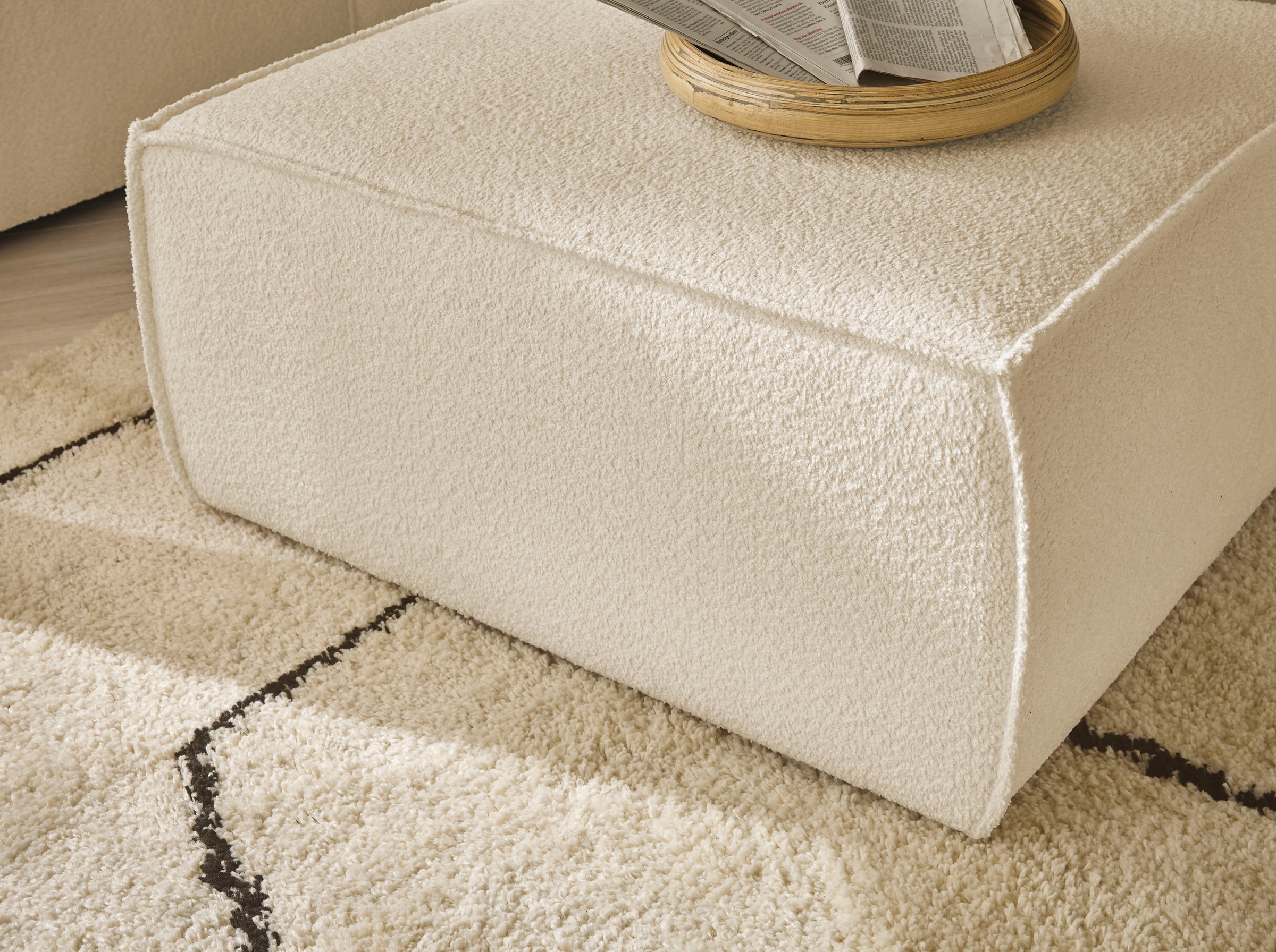 andas Loveseat »Finnley«, (2 St.), Loveseat und Hocker im Set, passend zur Polster-Serie Finnley