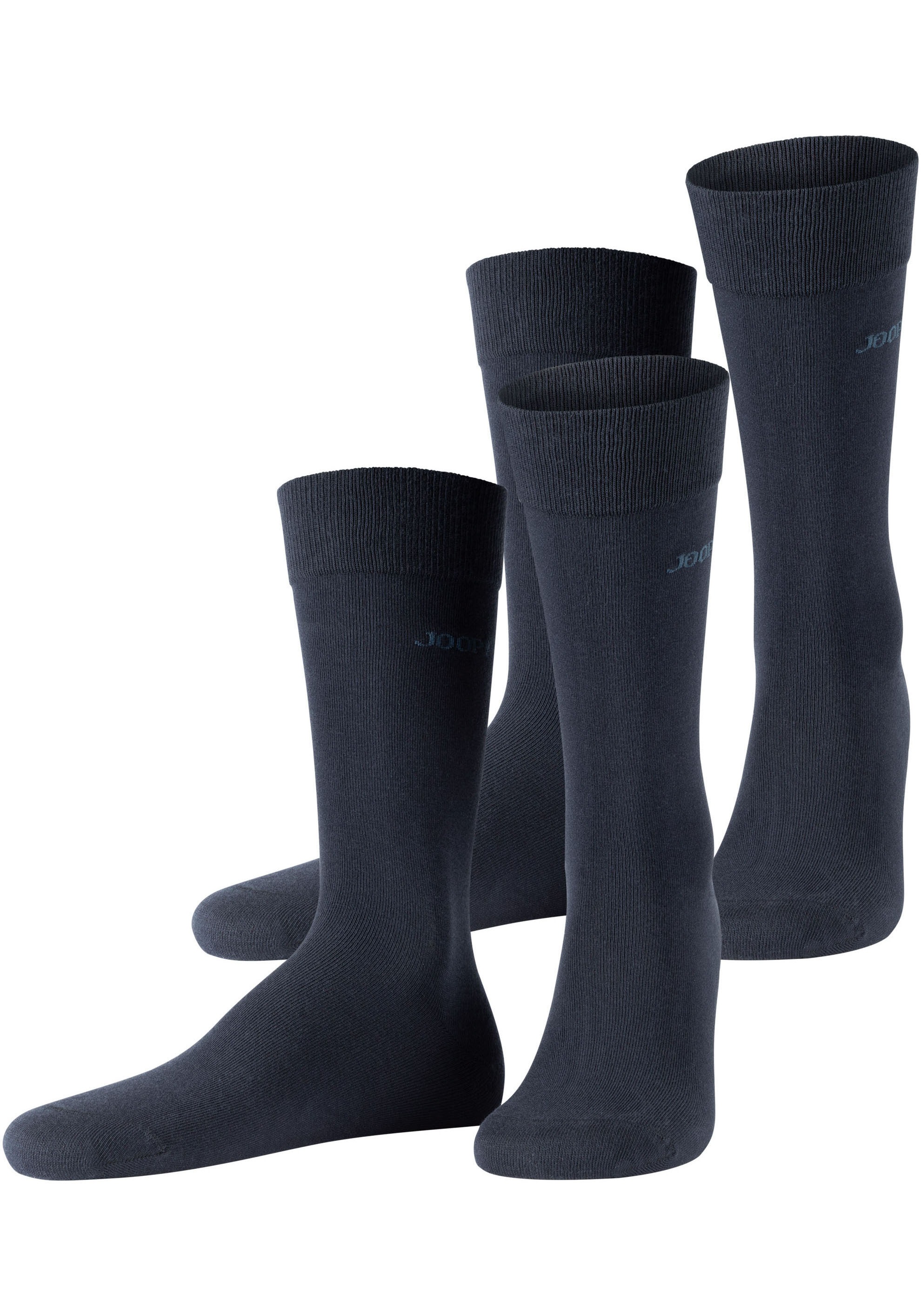 JOOP! Socken »premium essentials«, (4er Pack), Premium Essentials, verstärkte Ferse, haltbare Spitze