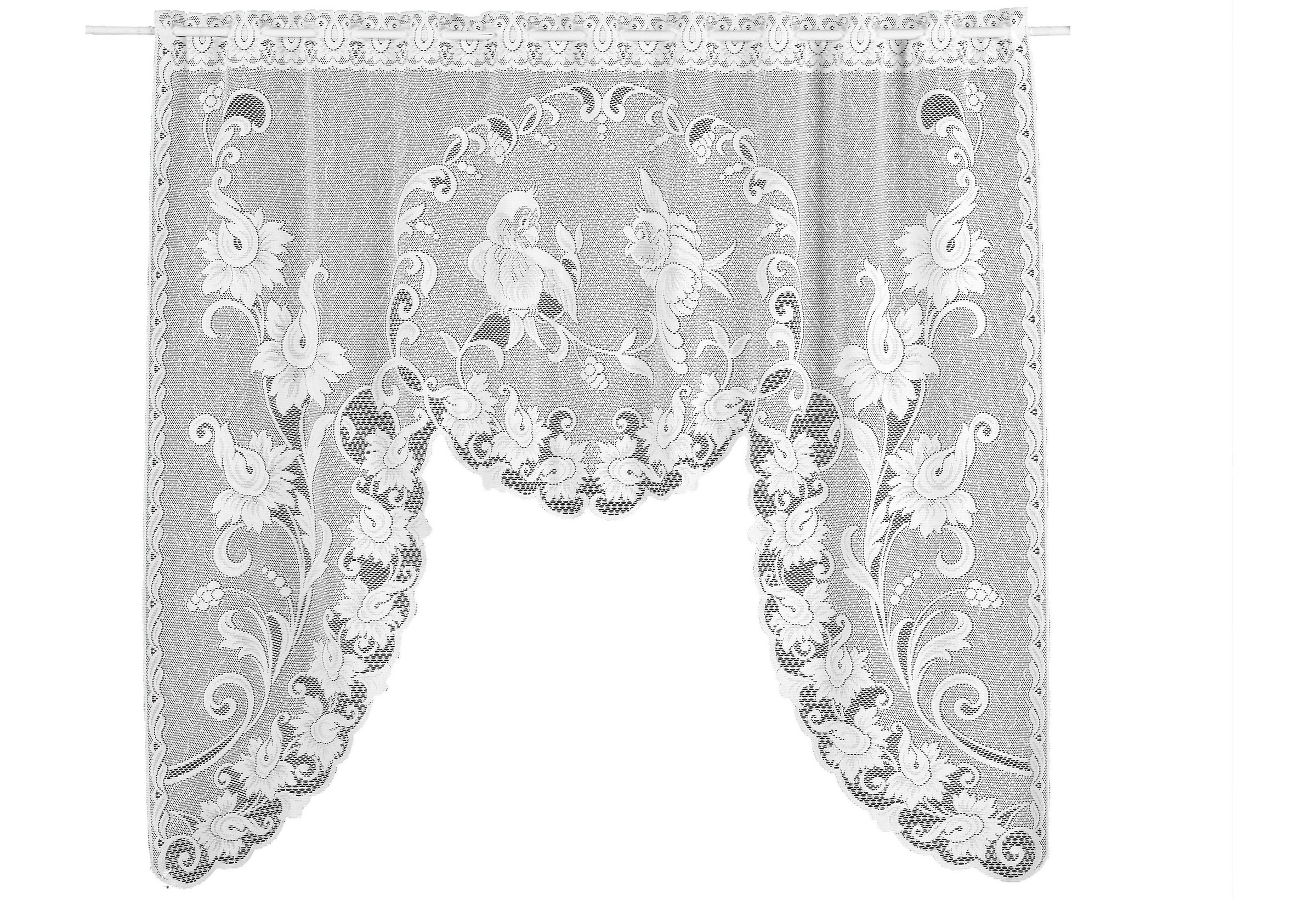 Weckbrodt Scheibengardine "Loren" Stangendurchzug 1 Stk. tlg. Bistro, Gardi günstig online kaufen