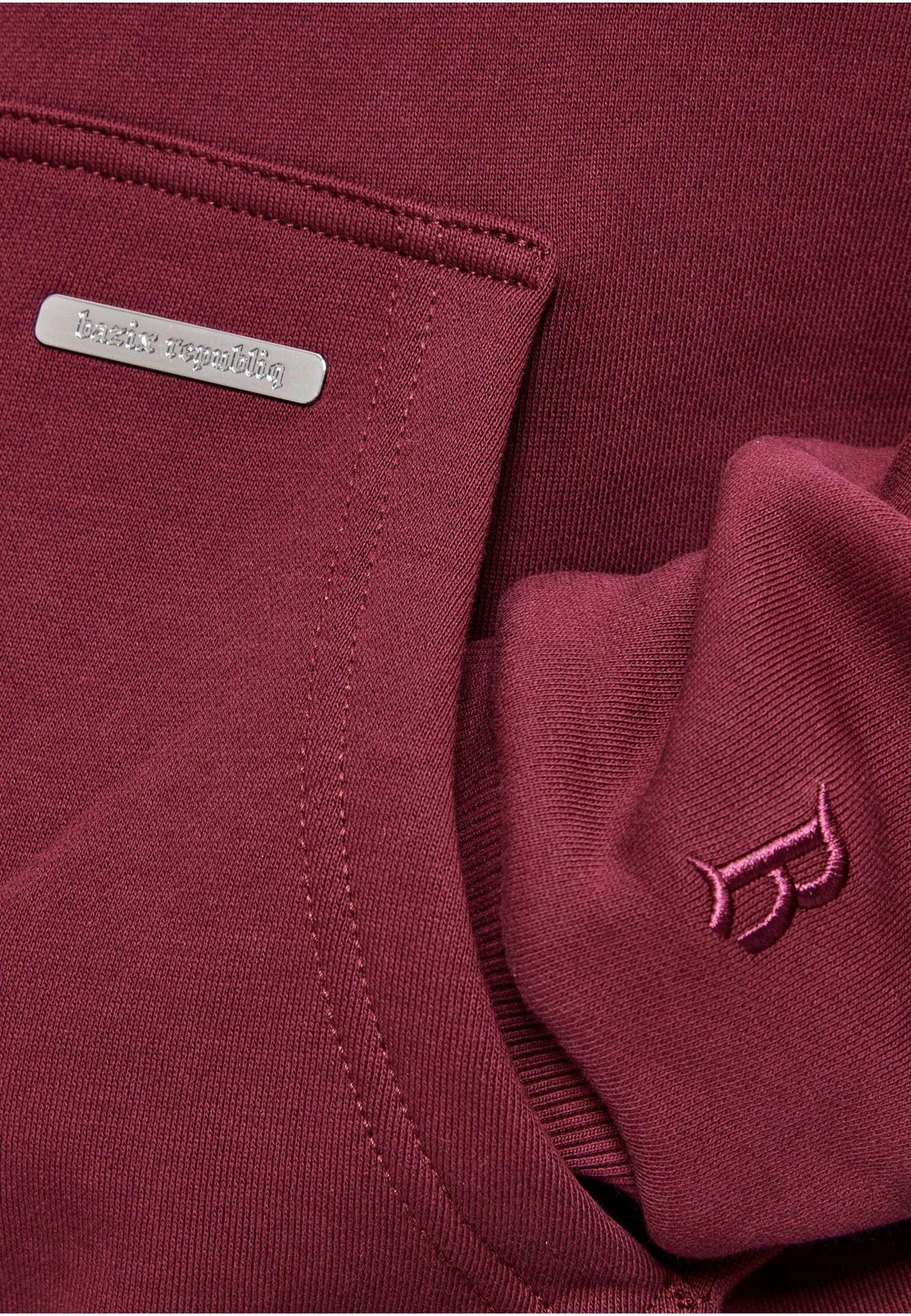 Dropsize Kapuzenpullover »Dropsize Herren Dropsize Bazix Republiq SUPER HEAVY BLANK HOODIE« 1 Stk.